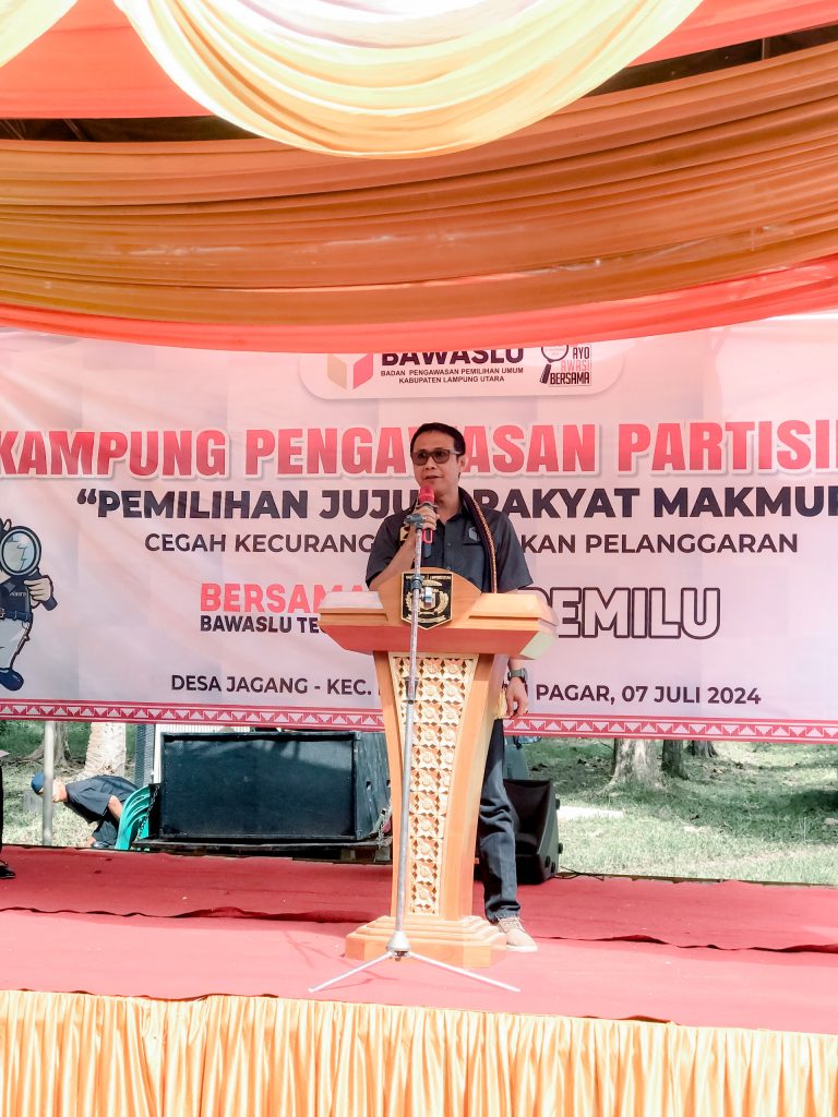 [[Konferensi Pers]] Bawaslu Lampung Luncurkan Kampung Pengawasan Partisipatif Untuk Pilkada Di Lampung Utara Berkualitas