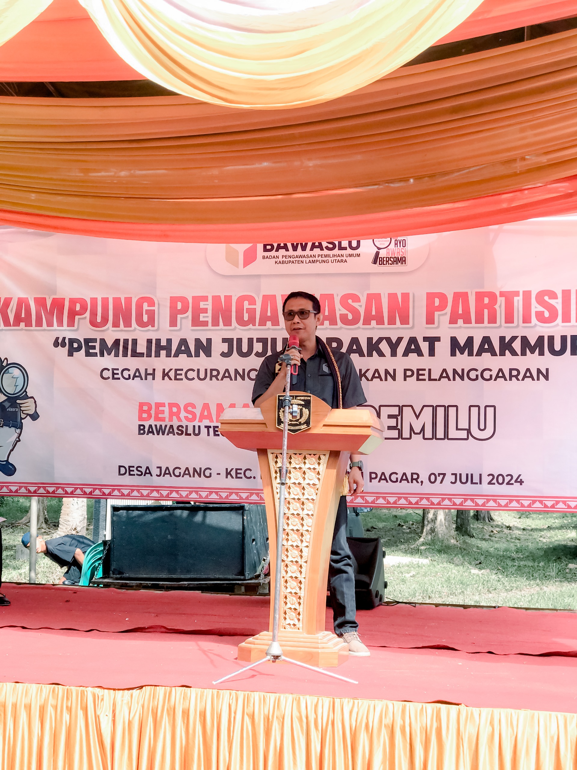 Bawaslu Lampung Luncurkan Kampung Pengawasan Partisipatif Untuk Pilkada Di Lampung Utara Berkualitas