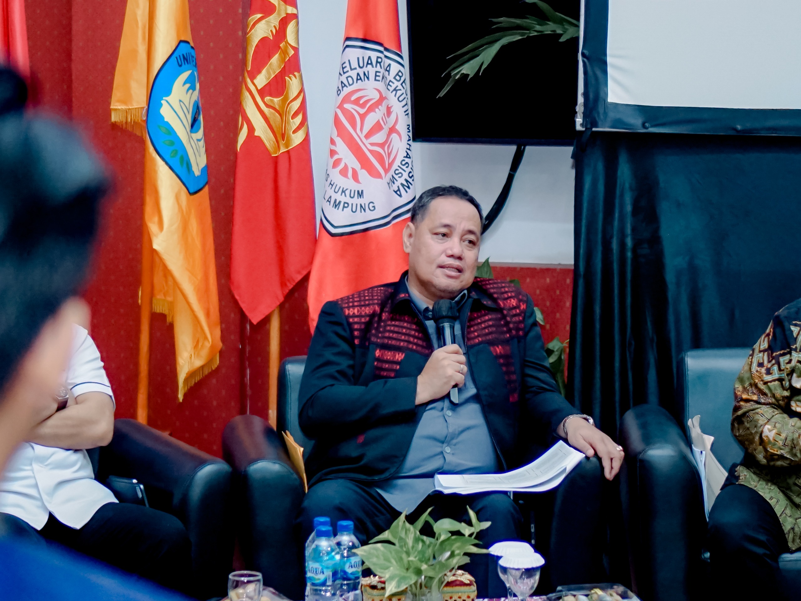 Dihadapan Mahasiswa Unila, Herwyn Jelaskan Perbedaan Sengketa Proses Pemilu Dan Sengketa Proses Pemilihan