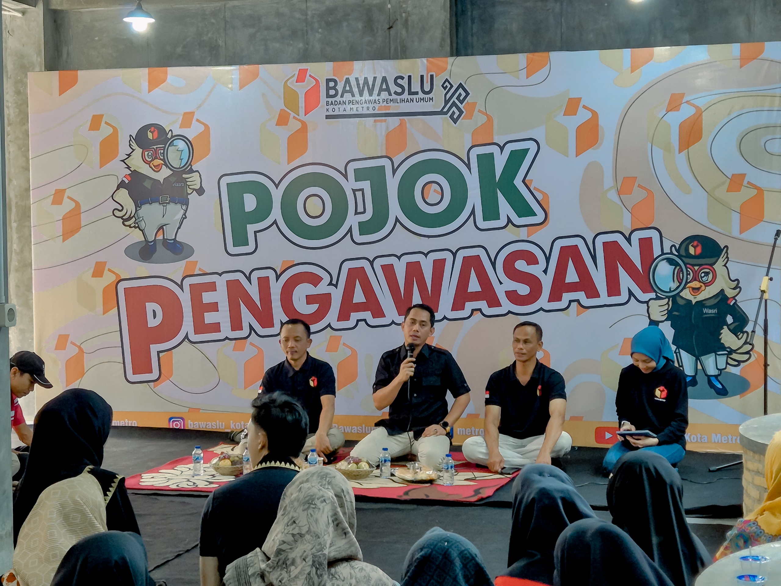 Bawaslu Lampung Ajak Masyarakat Kota Metro Aktif Mengawal Demokrasi Melalui Pengawasan Partisipatif