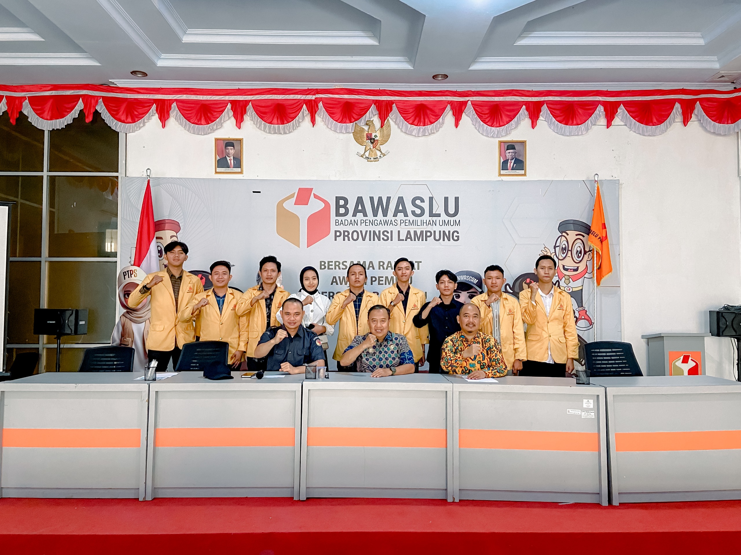 Bawaslu Lampung Terima Mahasiswa PKL Universitas Mitra Indonesia