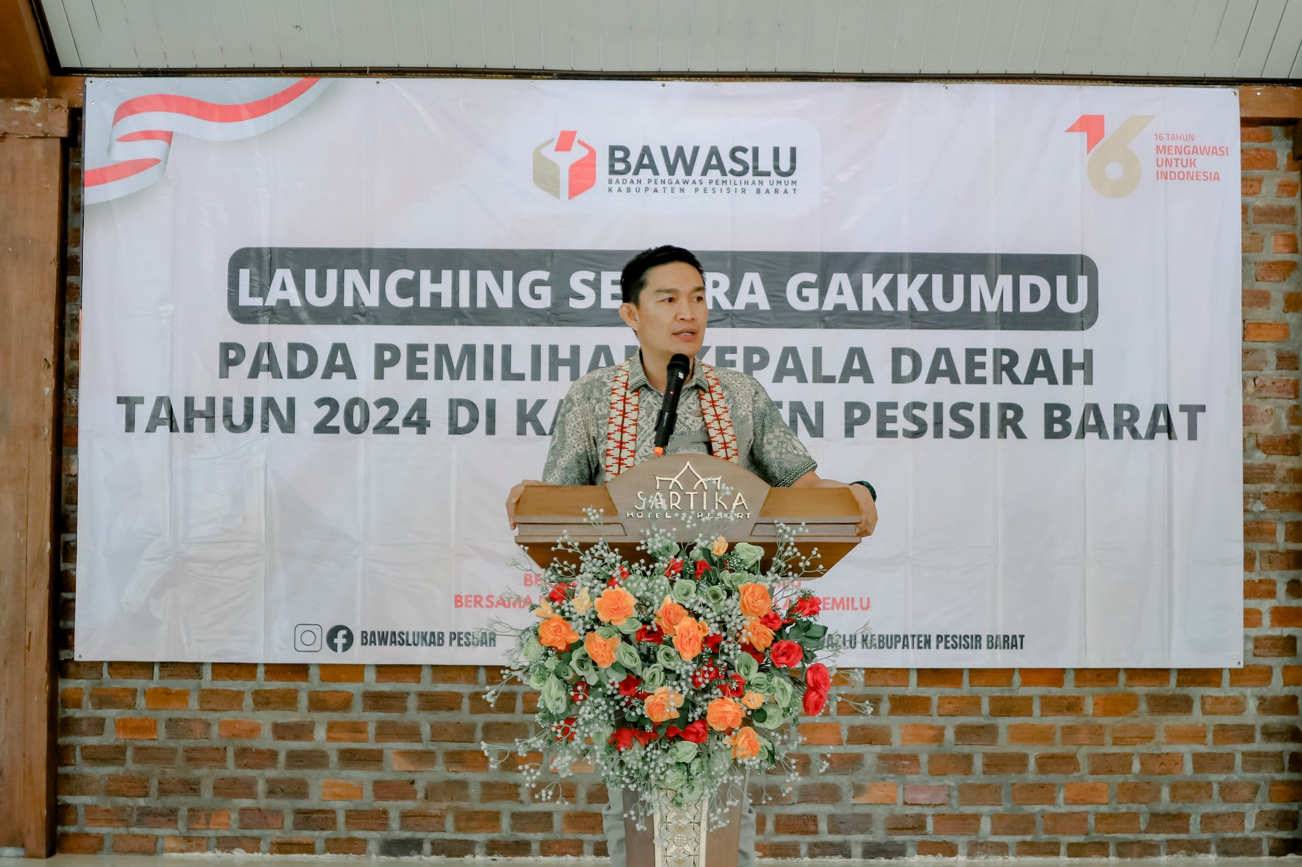 Bawaslu Kabupaten Pesisir Barat Luncurkan Sentra Gakkumdu untuk Pilkada 2024