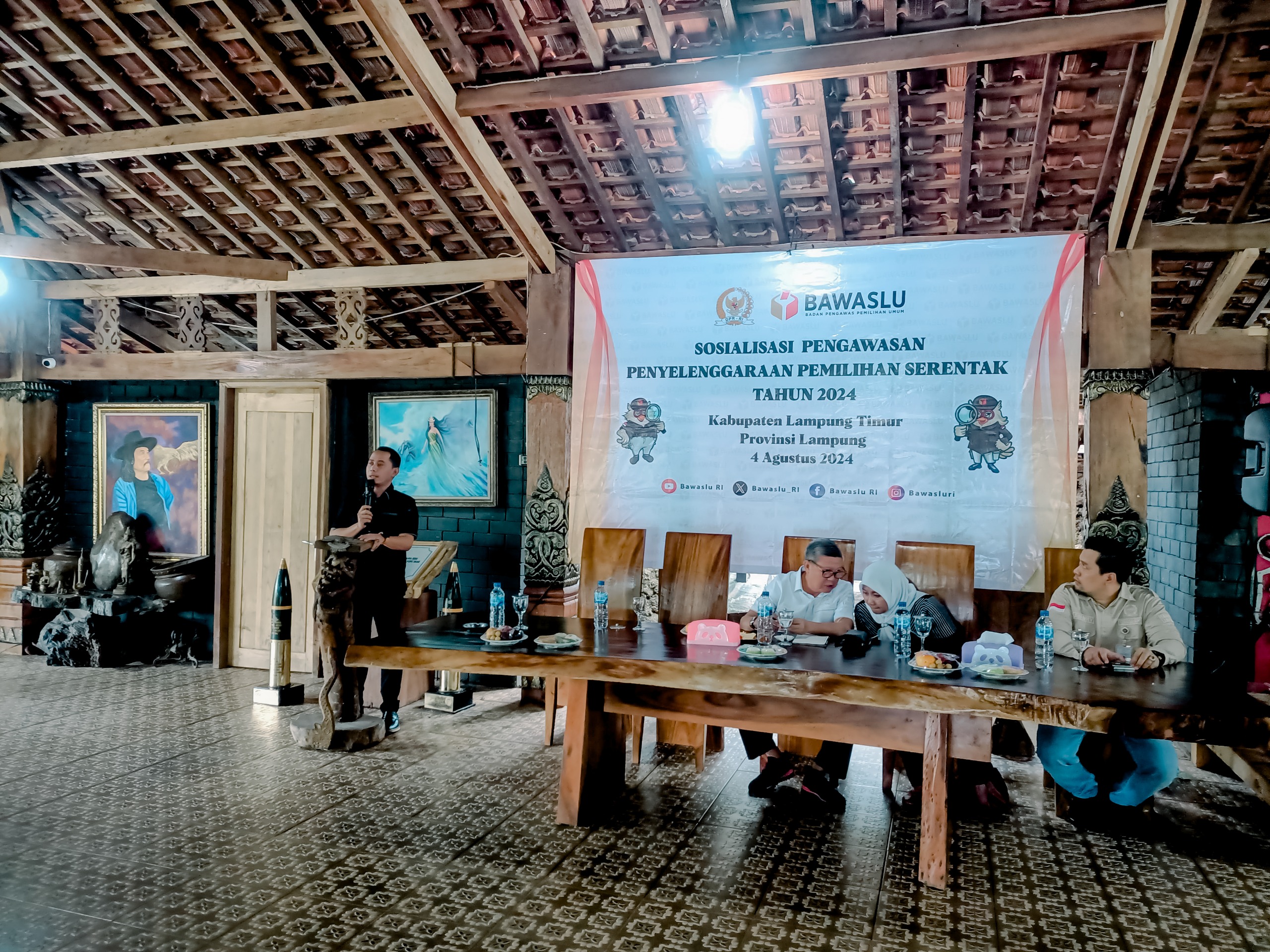 Bawaslu Lampung Dan Komisi II DPR RI Bersinergi Awasi Pemilihan Serentak 2024