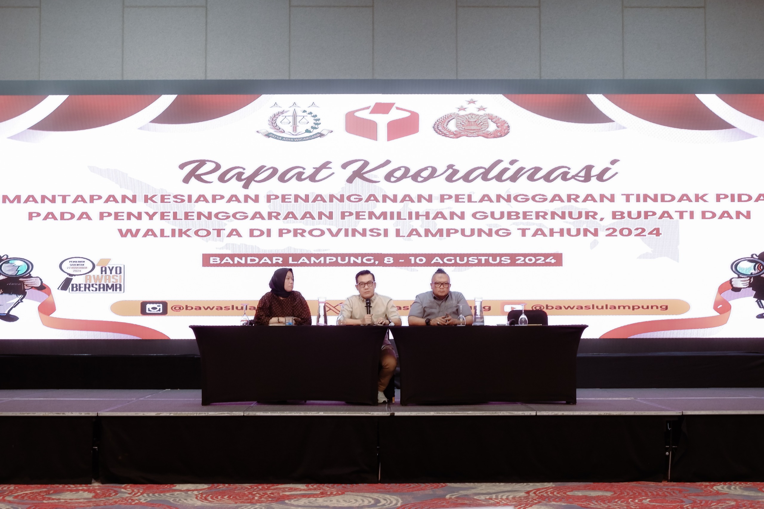 Bawaslu Lampung Dorong Sinergitas Gakkumdu Untuk Pemilihan 2024