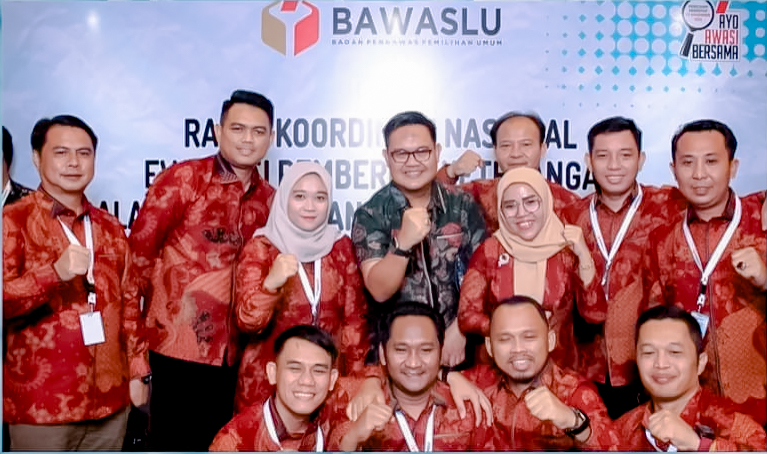 Bawaslu Lampung Hadiri Rakornas Evaluasi Pemberian Keterangan Dalam Sengketa Hasil Pemilu 2024