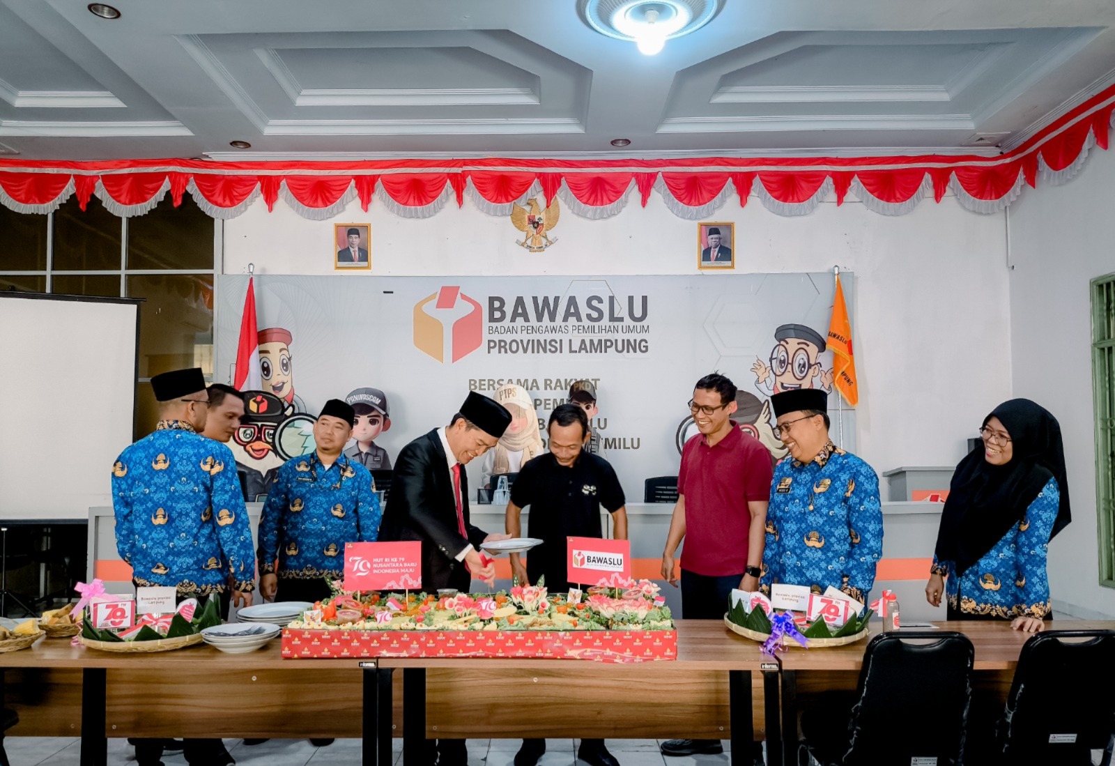 Bawaslu Lampung Gelar Beragam Perlombaan Meriahkan Peringatan Hari Kemerdekaan ke-79 RI