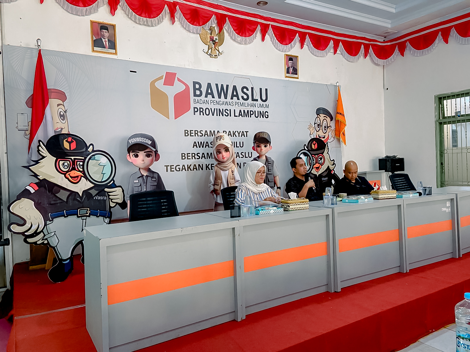 Bawaslu Provinsi Lampung Gelar Rapat Persiapan Kick Off â€œFun Runâ€ Pengawasan Tahapan Pemilihan Serentak 2024