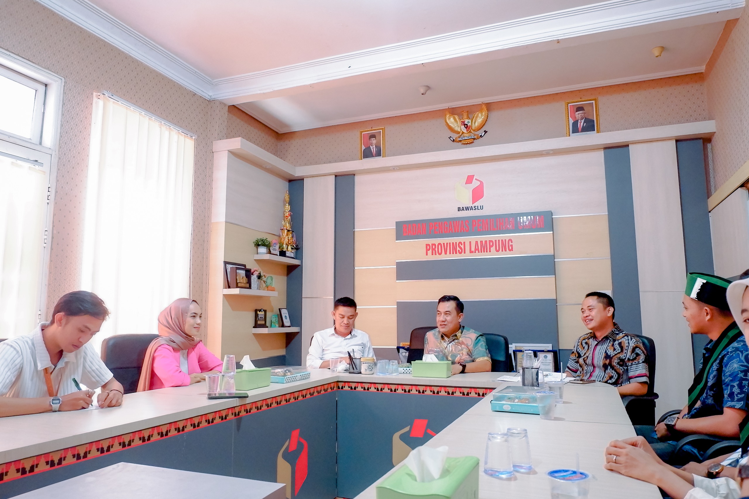 Bawaslu Lampung Terima Kunjungan HMI Cabang P. Tanggamus