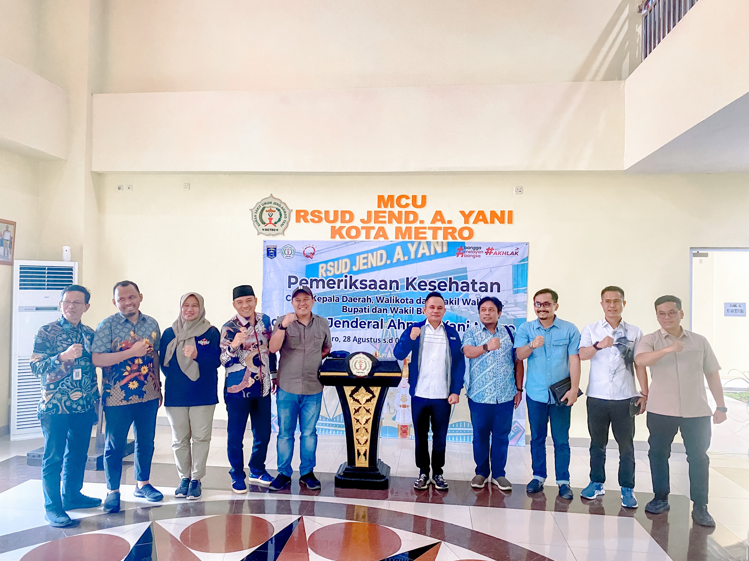 Bawaslu Lampung Bersama Jajaran Awasi Ketat Pemeriksaan Kesehatan Calon Kepala Daerah di RSUD Ahmad Yani