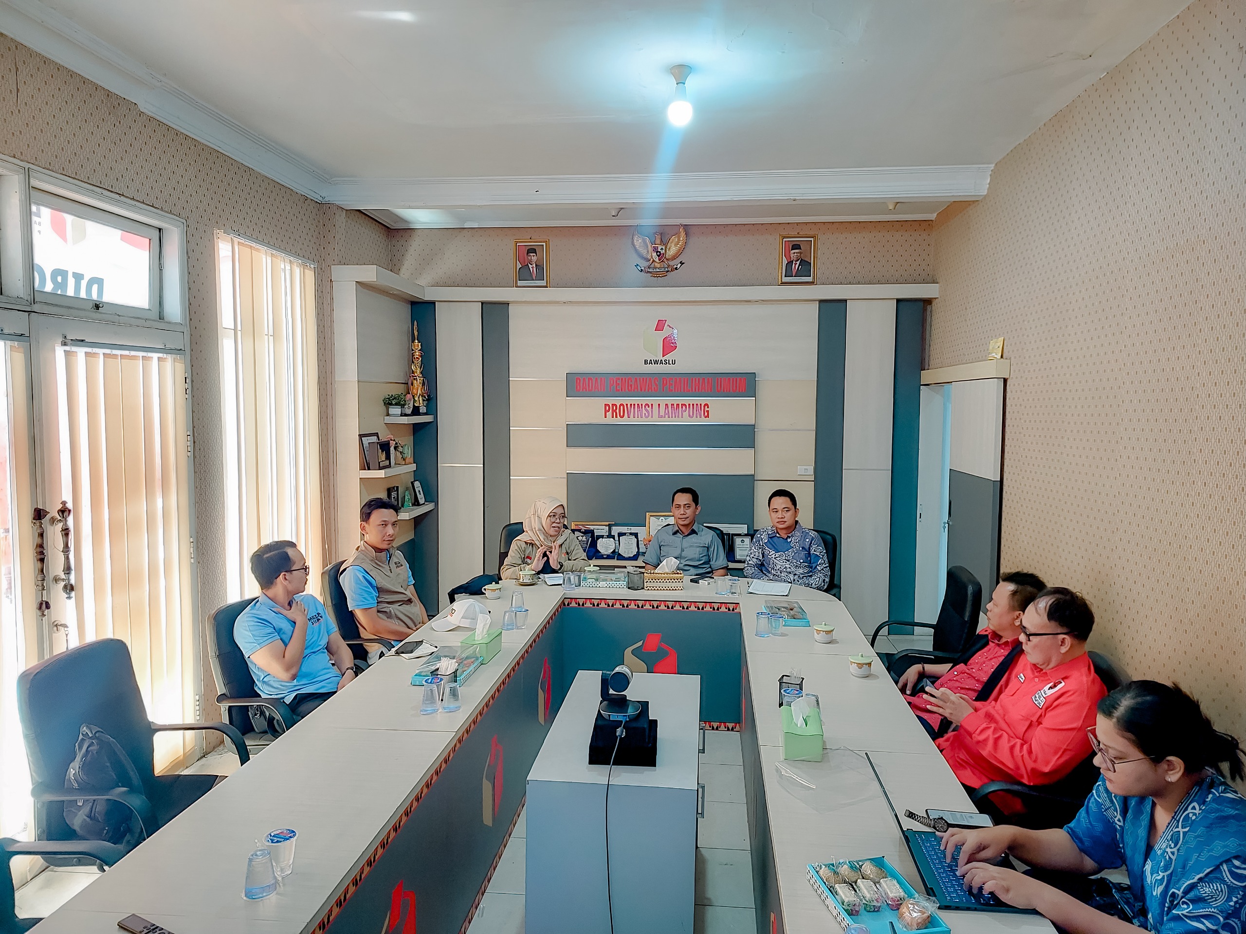 Bawaslu Lampung Gelar Rapat Persiapan Deklarasi Kampanye Damai Pemilihan Gubernur 2024