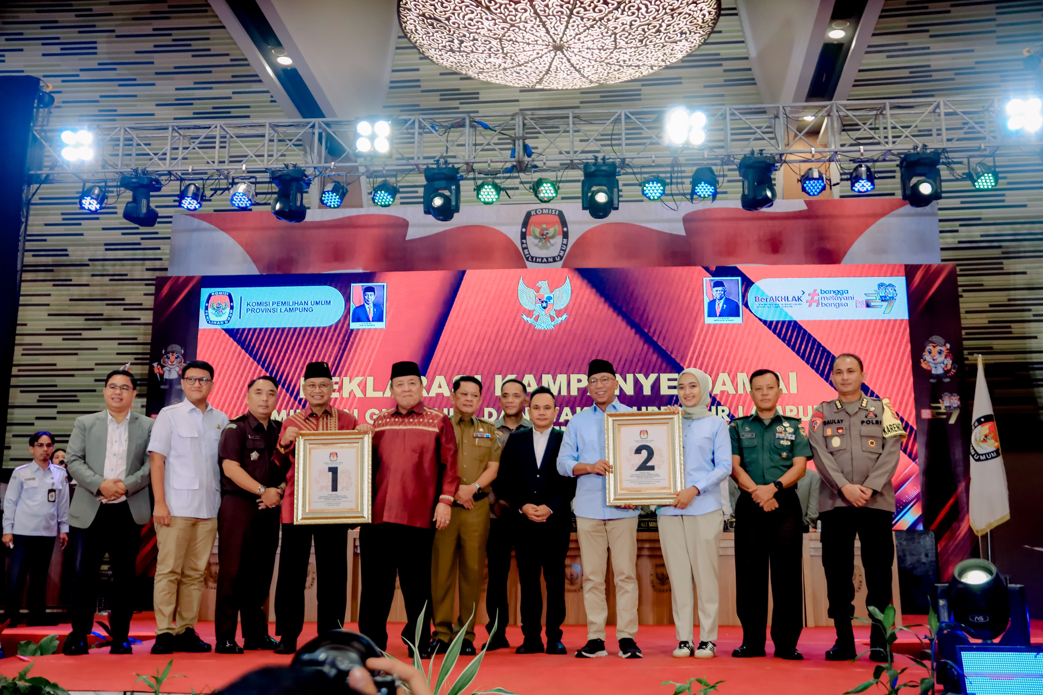 Bawaslu Lampung Awasi Secara Melekat Pengundian Nomor Urut Paslon Pilkada Lampung Tahun 2024