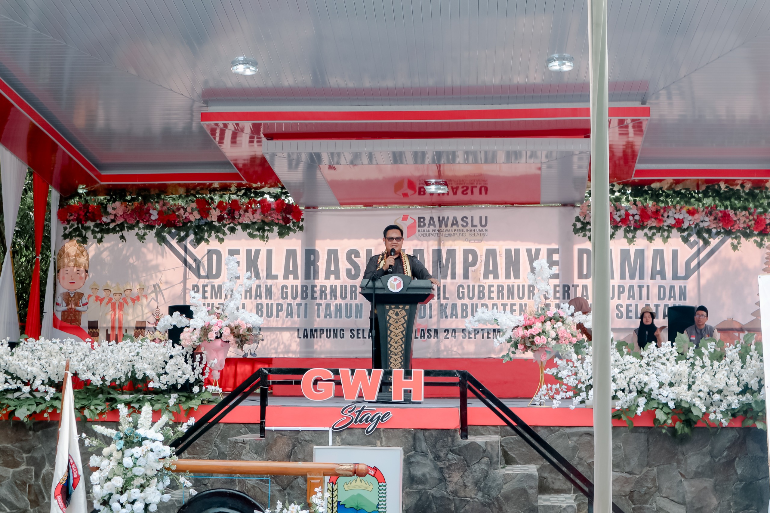 Bawaslu Lampung Selatan Gelar Deklarasi Kampanye Damai Dan Pilkada Damai 2024