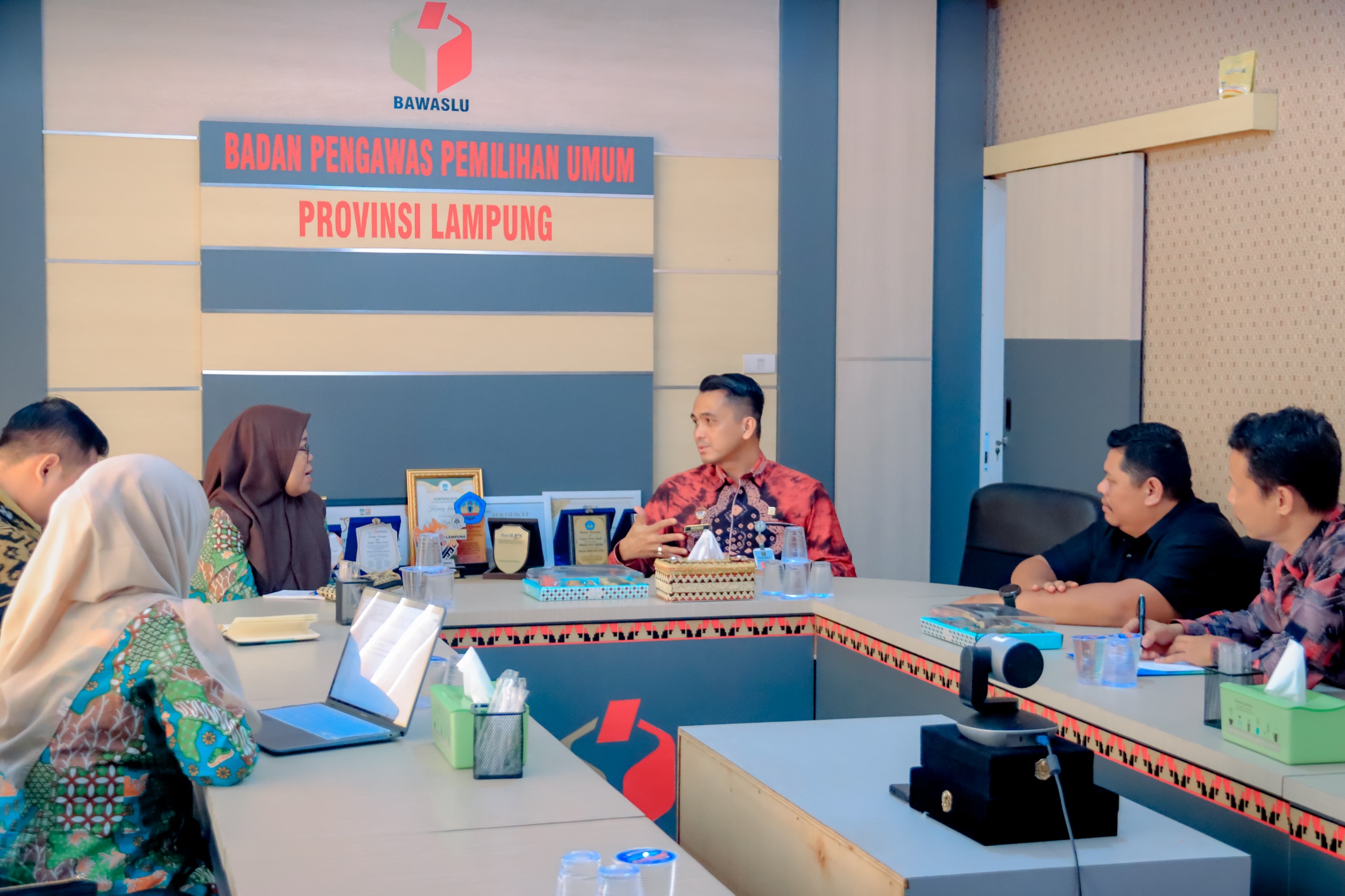 Jaga Kualitas DPT, Bawaslu Lampung Berkoordinasi Dengan Kanwil Kemenkumham Lampung