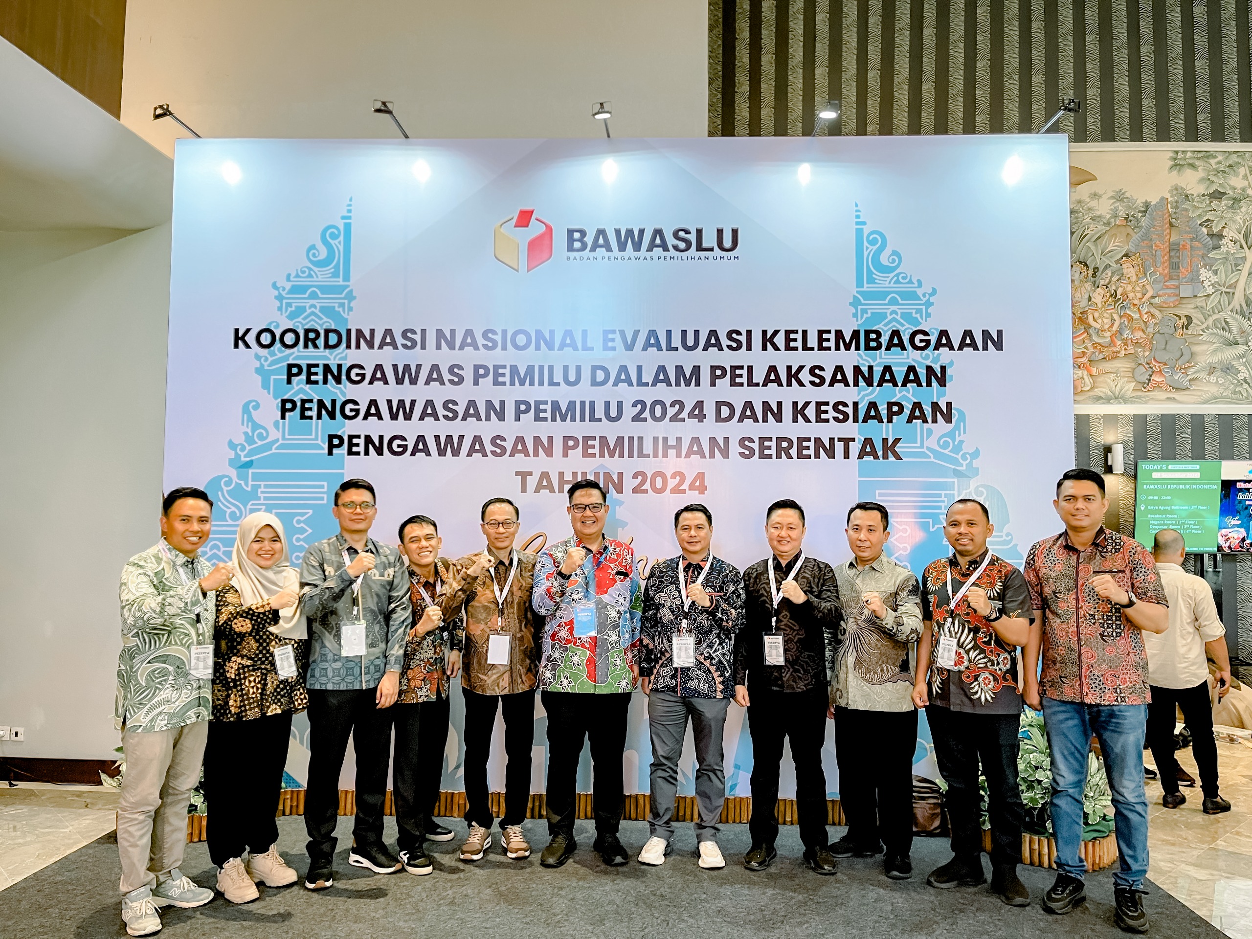 Bawaslu Lampung Hadiri Rakornas Evaluasi Kelembagaan Pengawas Pemilu Dalam Pengawasan Pemilu 2024 Dan Kesiapan Pemilihan Serentak 2024