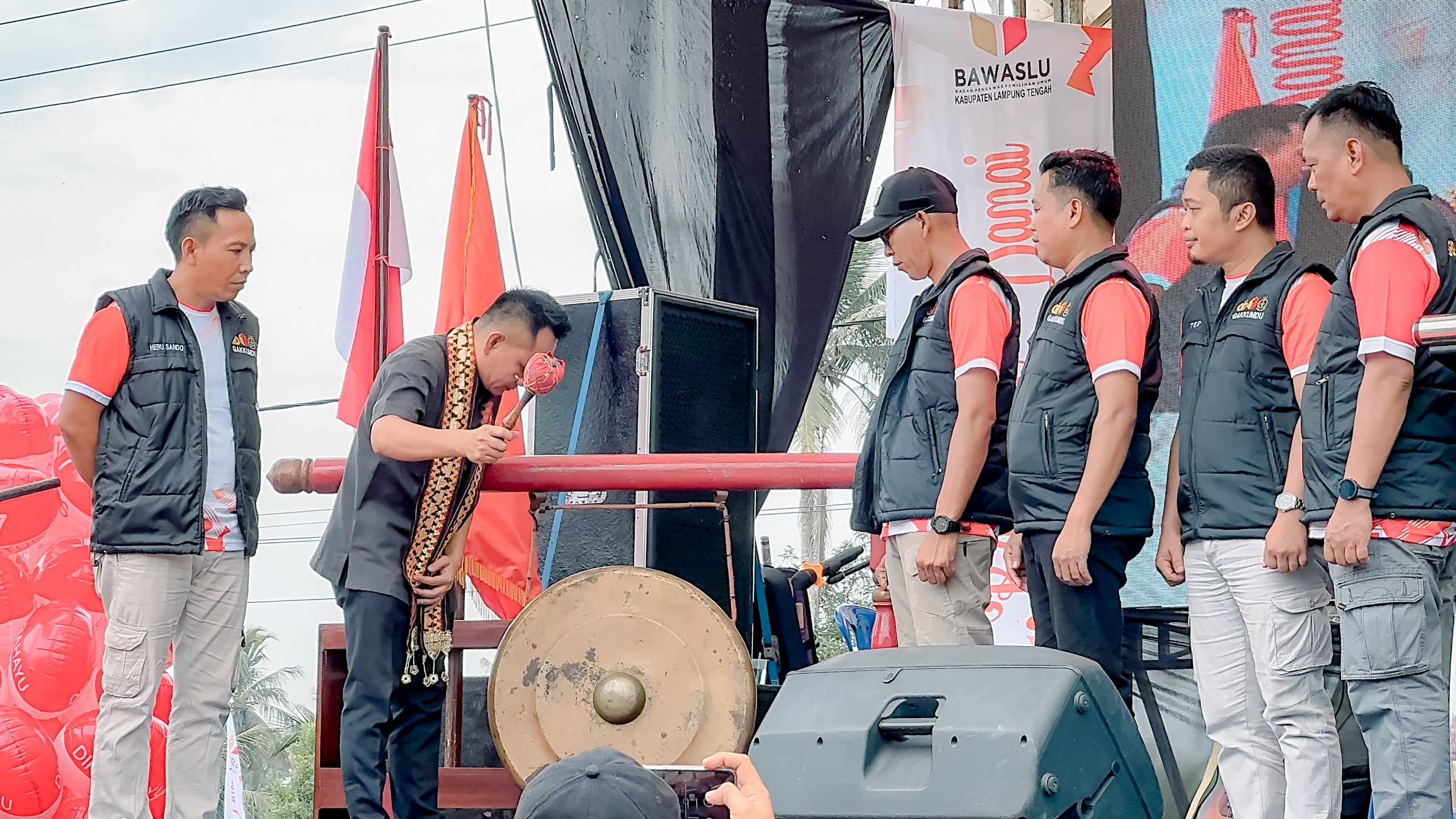 Deklarasi Kampanye Damai Di Lampung Tengah, Upaya Bawaslu Sukseskan Pilkada Serentak 2024