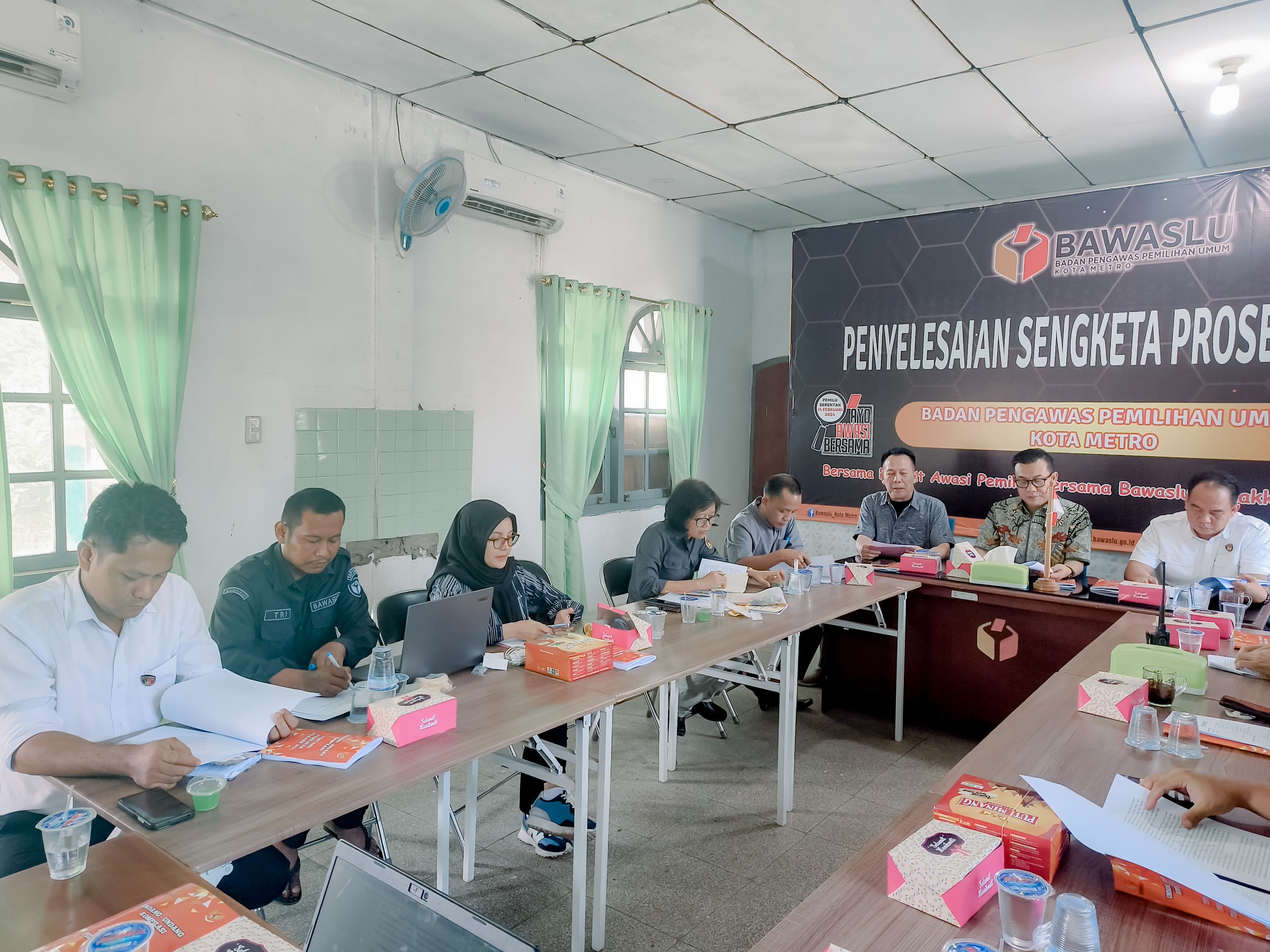 Bawaslu Provinsi Lampung Dampingi Penanganan Dugaan Pelanggaran Pemilihan di Kota Metro