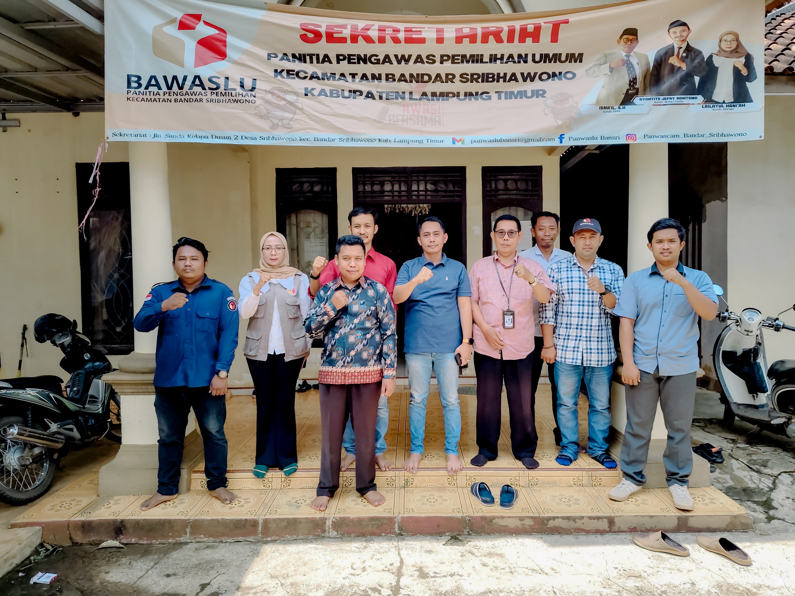 Perpanjangan Pendaftaran PTPS, Bawaslu Lampung Imbau Jajaran Panwaslucam Di Lampung Timur Agar Mematuhi Aturan Yang Berlaku