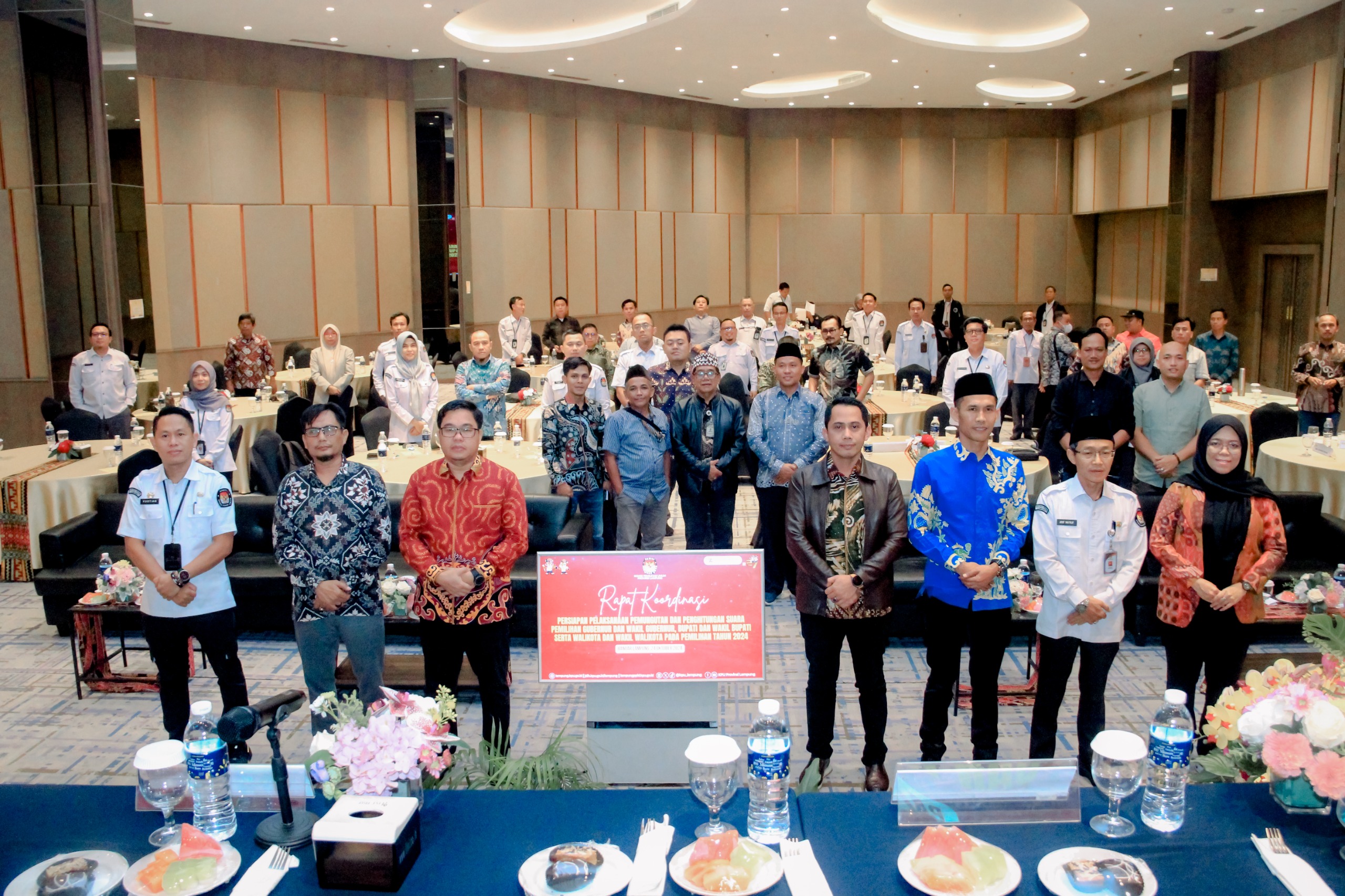 Bawaslu Lampung Hadiri Rapat Koordinasi Bersama KPU Terkait Persiapan Pemungutan dan Penghitungan Suara Pilkada 2024