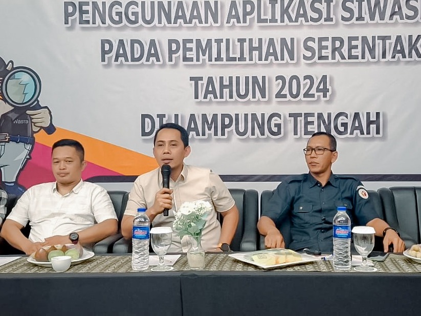 Bawaslu Gelar Rapat Koordinasi Fasilitasi Dan Pembinaan Penggunaan Aplikasi Siwaslih Pada Pemilihan Serentak 2024 Di Lampung Tengah