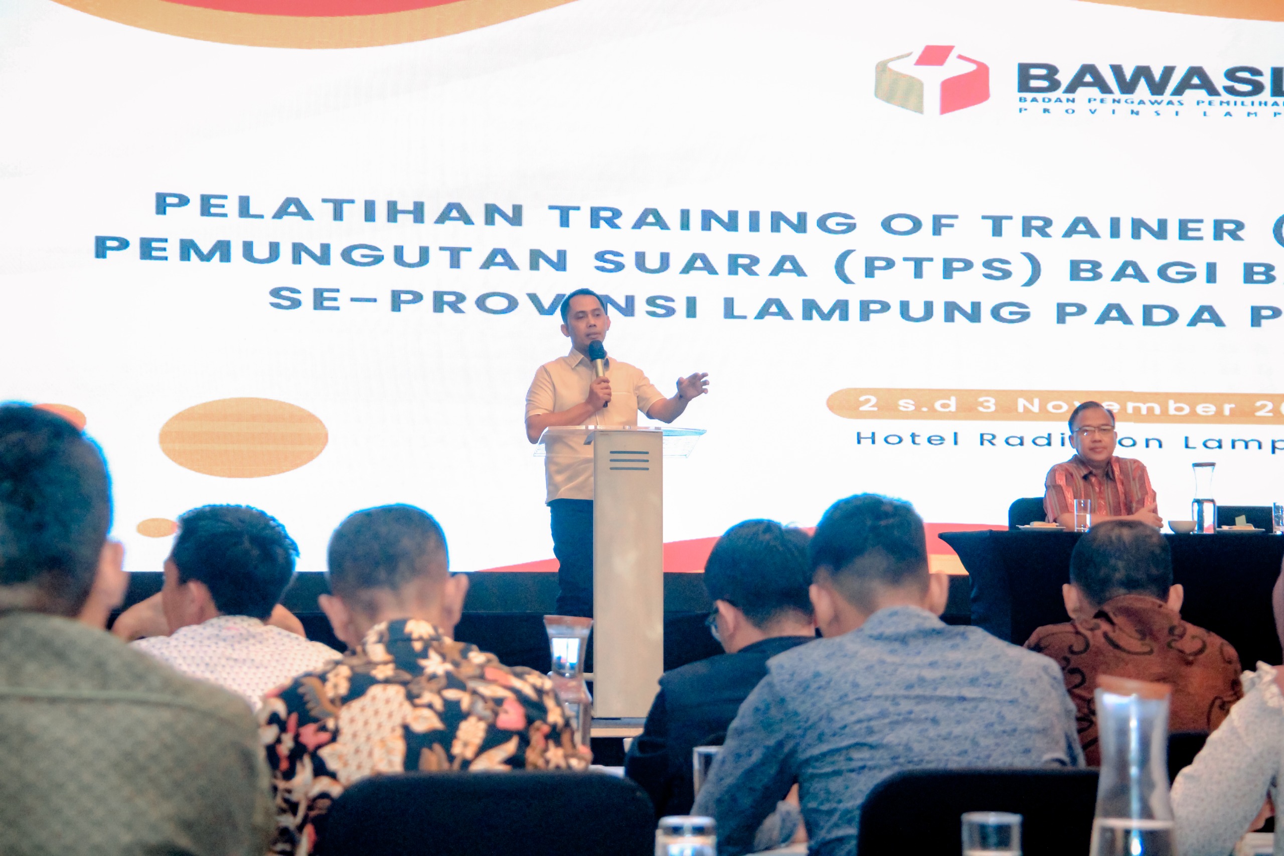 Bawaslu Lampung Gelar Training Of Trainer (ToT) Pengawas TPS Untuk Pilkada 2024