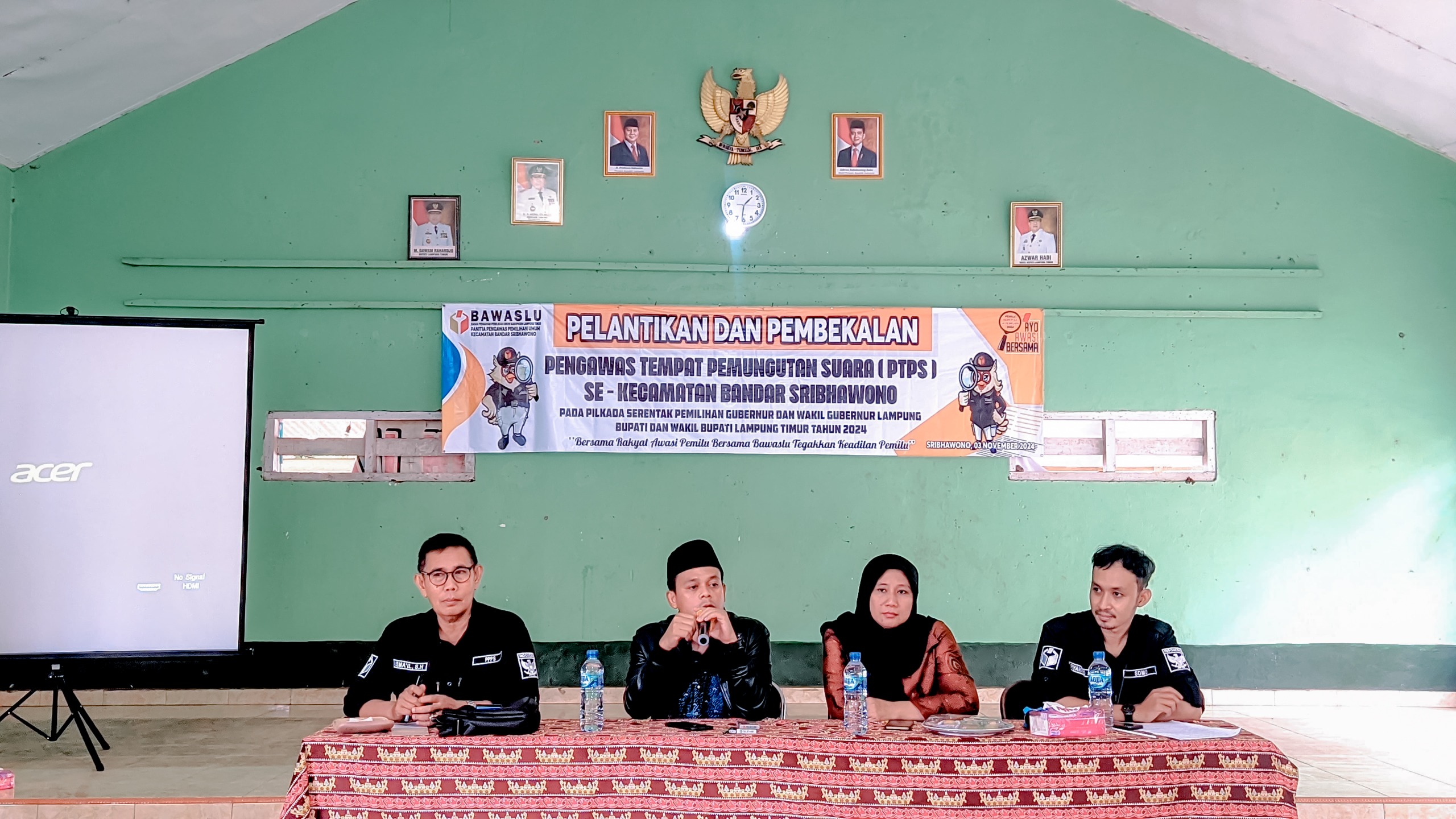 Bawaslu Lampung Tegaskan PTPS Harus Profesional, Berintegritas, Dan Visioner Dalam Pemilihan 2024