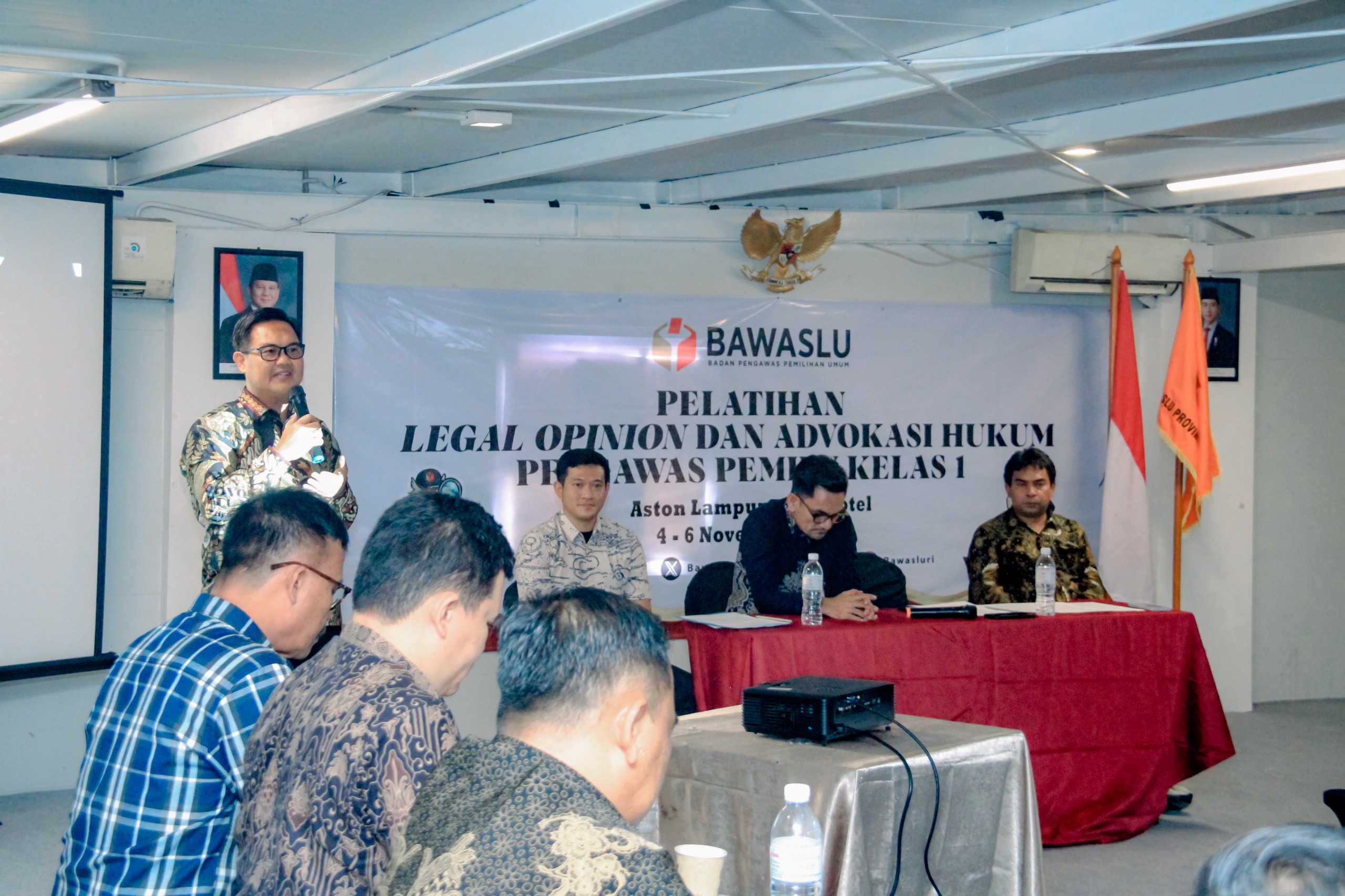 Bawaslu Selenggarakan Pelatihan Legal Opinion Untuk Tingkatkan Pemahaman Pengawas Pemilu Di Lampung