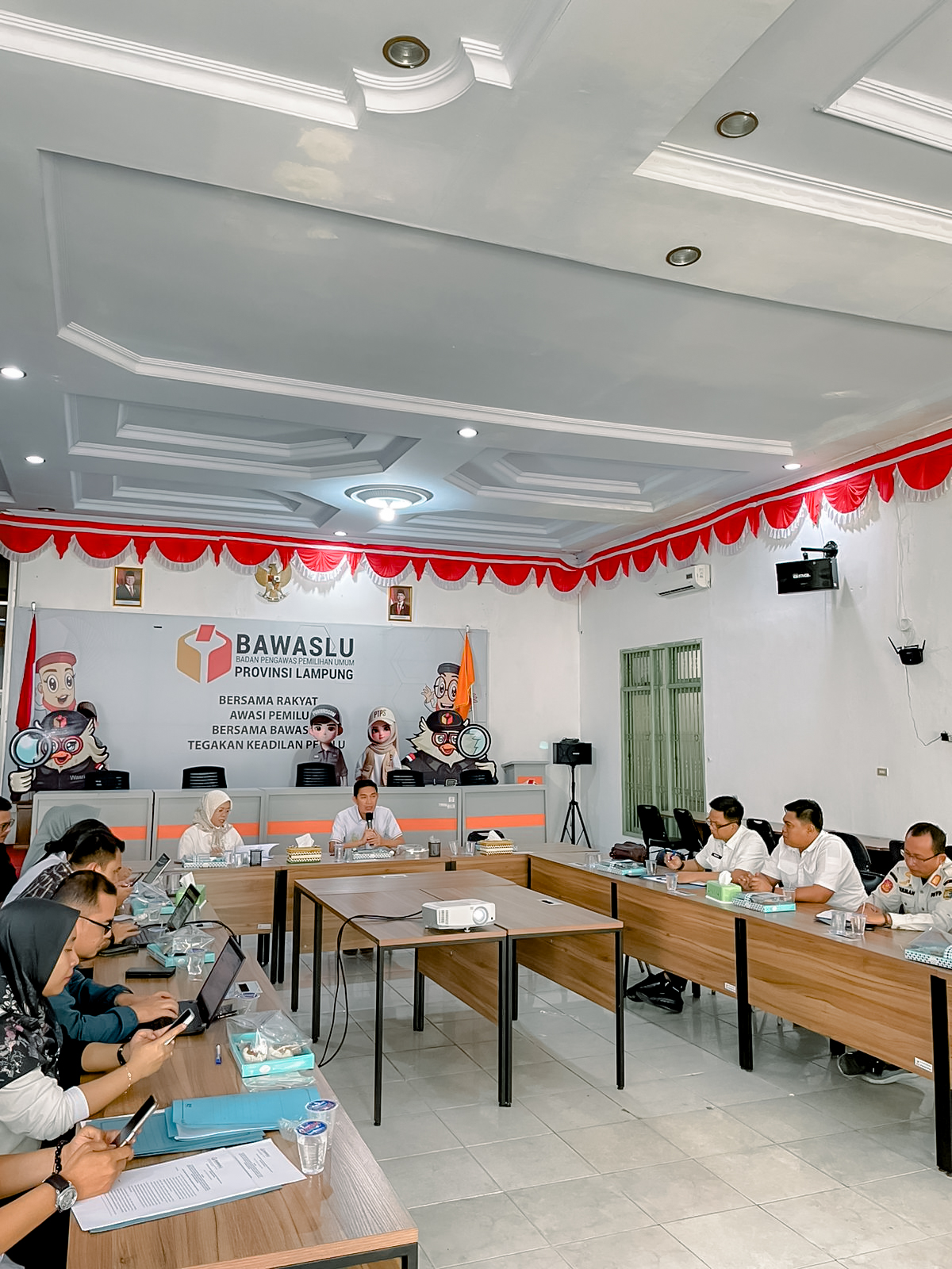 Bawaslu Lampung Perkuat Koordinasi Pengawasan Kampanye Dan Netralitas ASN Dalam Pilkada 2024