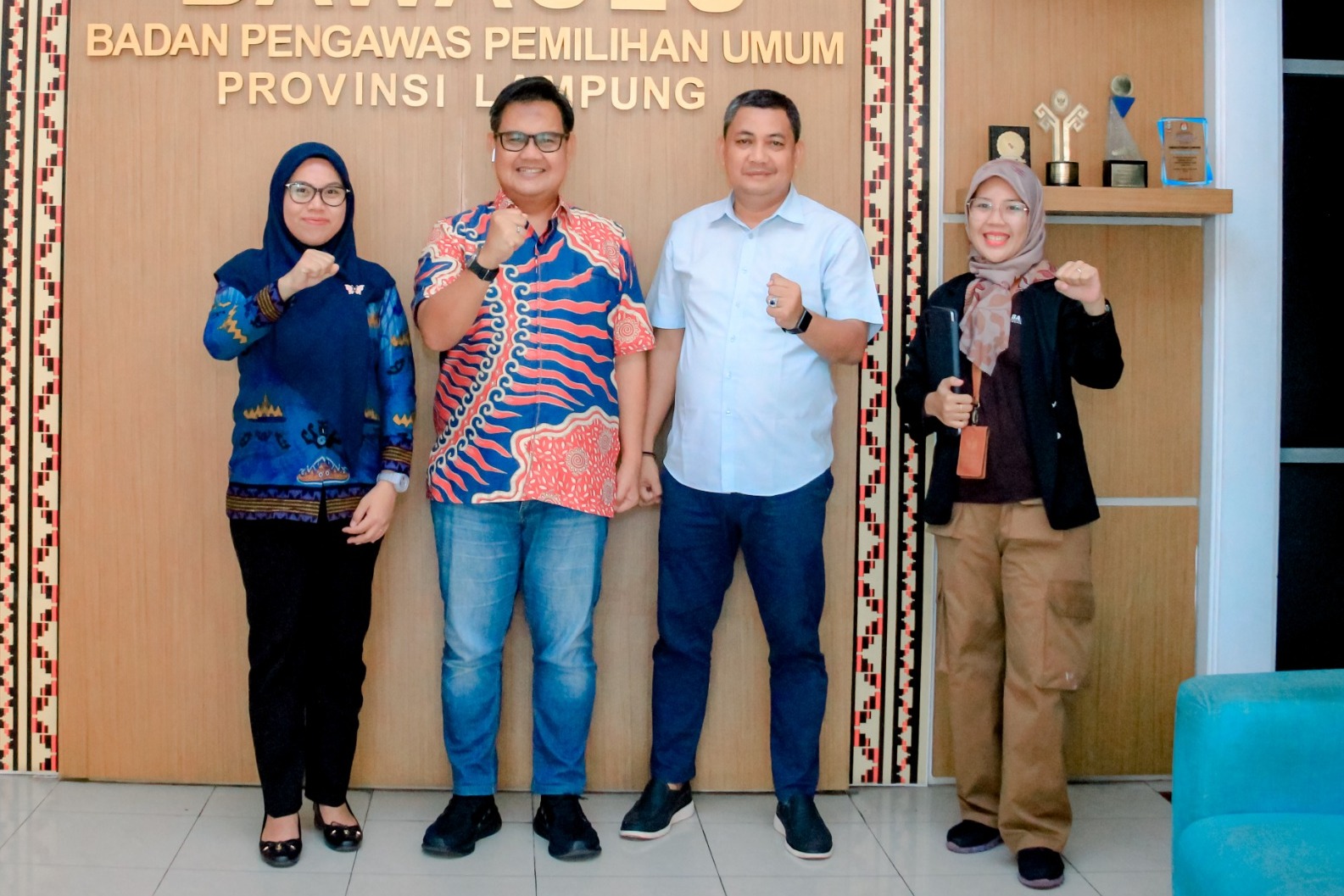 Bawaslu Lampung Terima Kedatangan Kasi TUN Kejati Lampung Bahas Persiapan MOU Dalam Rangka Pilkada Serentak 2024