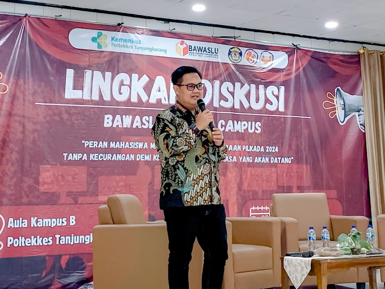 Bawaslu Lampung Ajak Mahasiswa Aktif Awasi Pemilihan Serentak 2024 Di Lampung