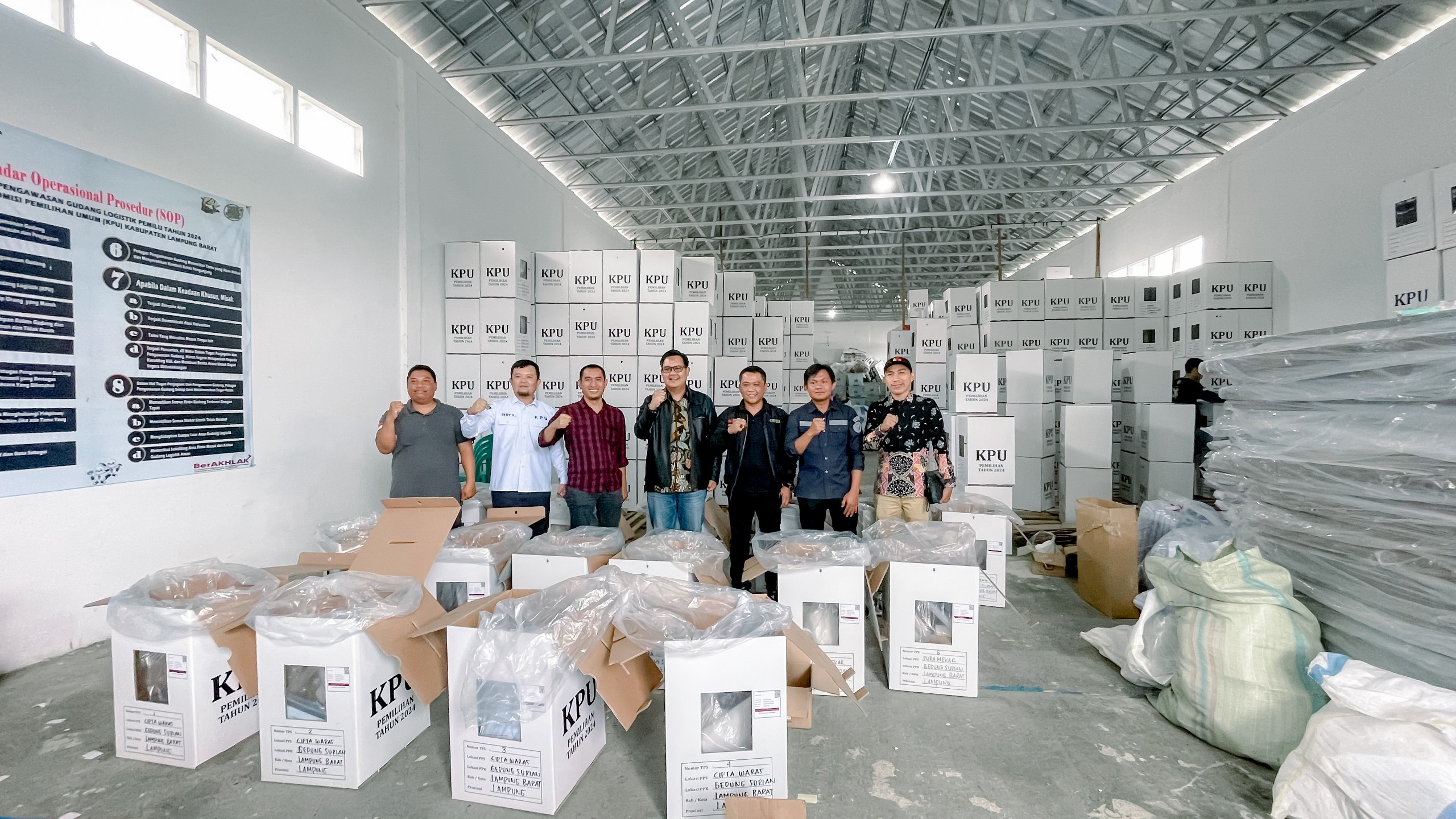 Bawaslu Lampung Pastikan Pengawasan Logistik Sesuai Regulasi