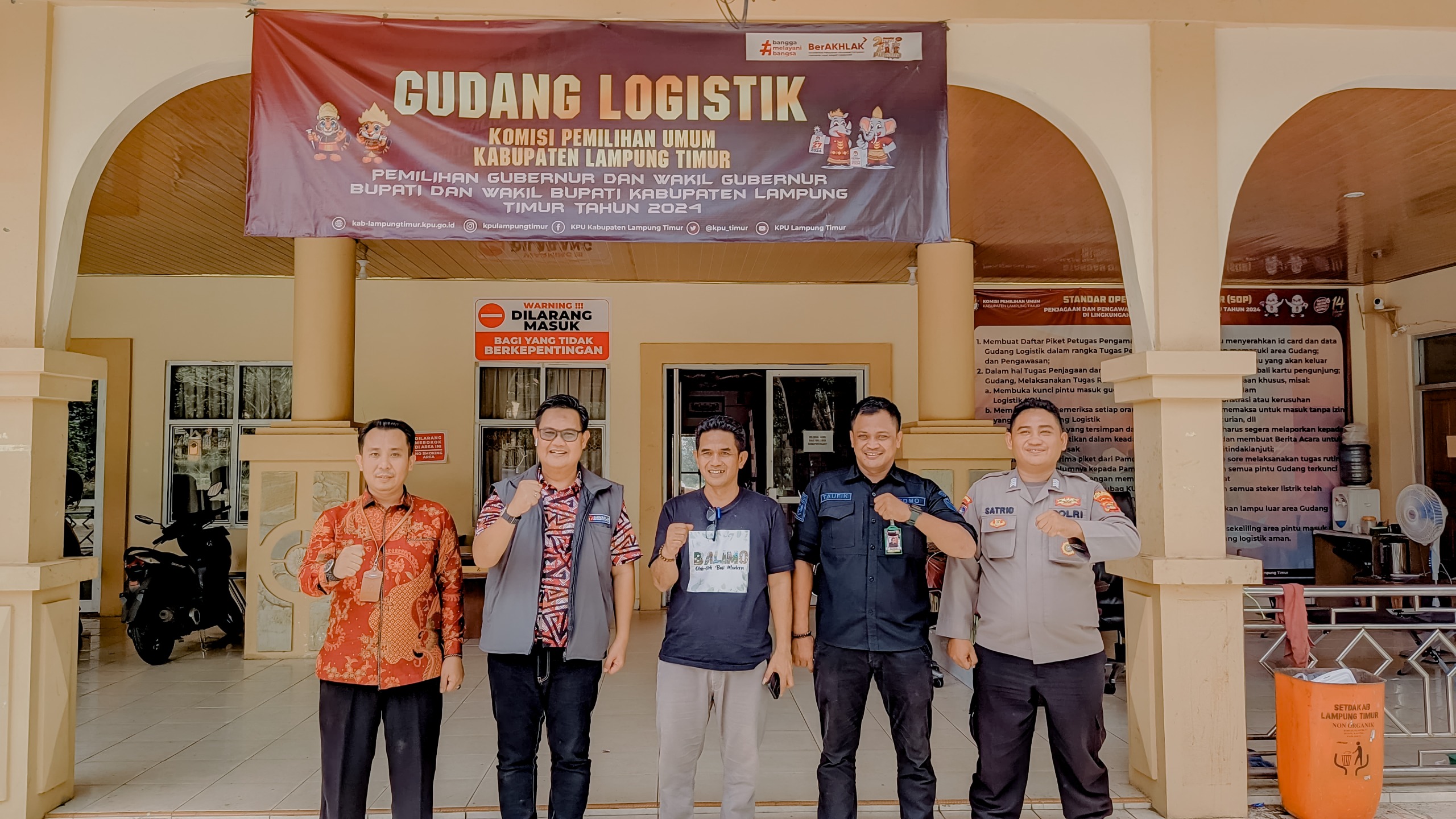 Bawaslu Lampung Imbau Jajarannya Perketat Pengawasan Logistik Jelang Pilkada 2024