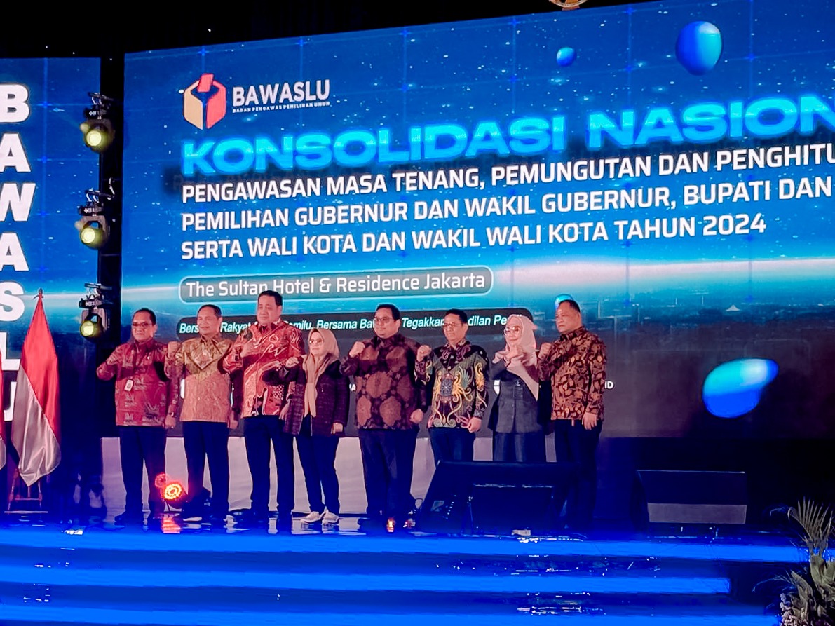 Bawaslu Lampung Hadiri Konsolidasi Nasional Pengawasan Pilkada 2024