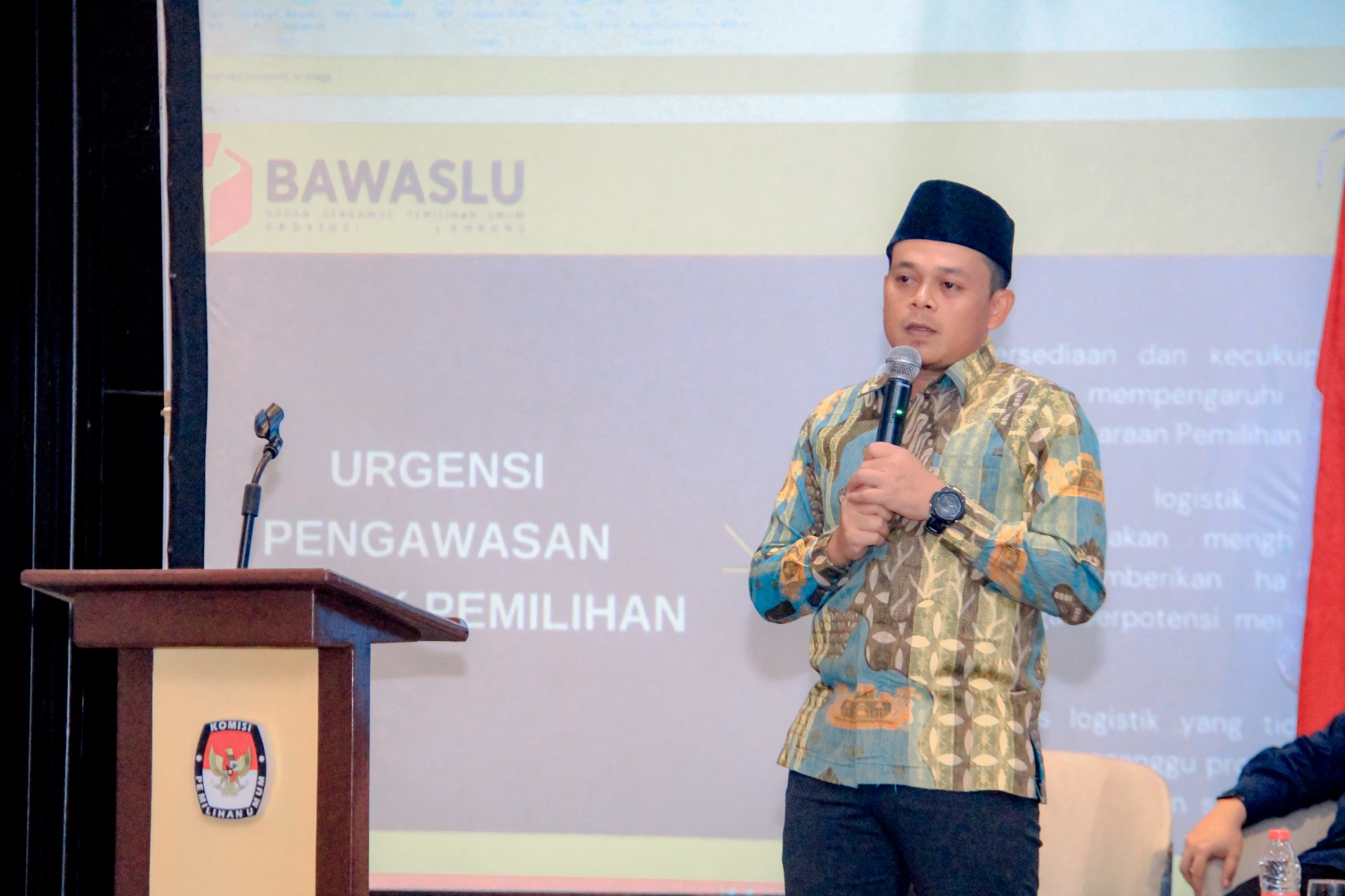 Hadiri Rapat Koordinasi Pengelolaan dan Pelaksanaan Distribusi Logistik, Bawaslu Lampung Paparkan Strategi Atasi Kendala Distribusi Logistik Pilkada 2024