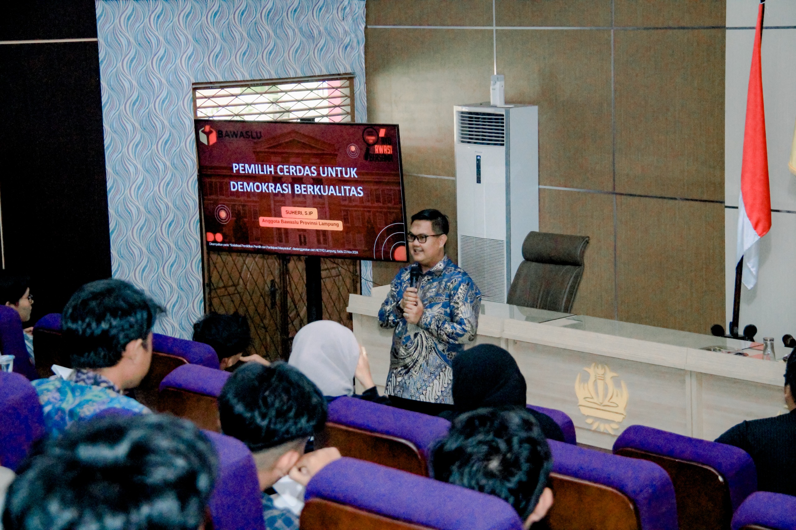 Bawaslu Lampung Dorong Generasi Muda Jadi Pemilih Cerdas Dan Pengawas Partisipatif