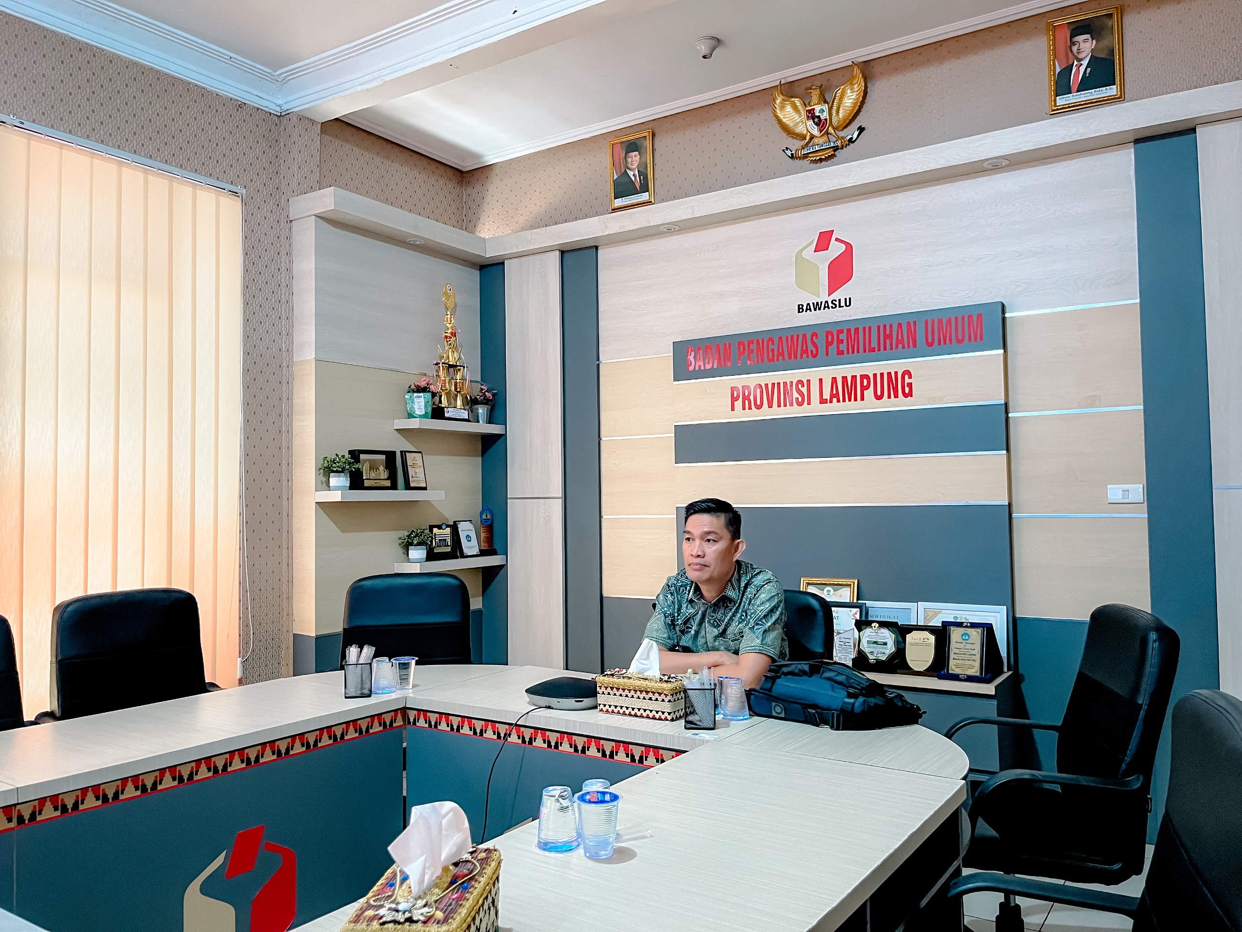 Bawaslu Lampung Hadiri Secara Virtual Pembinaan Mental Dan Spiritual Untuk Persiapan Pilkada 2024