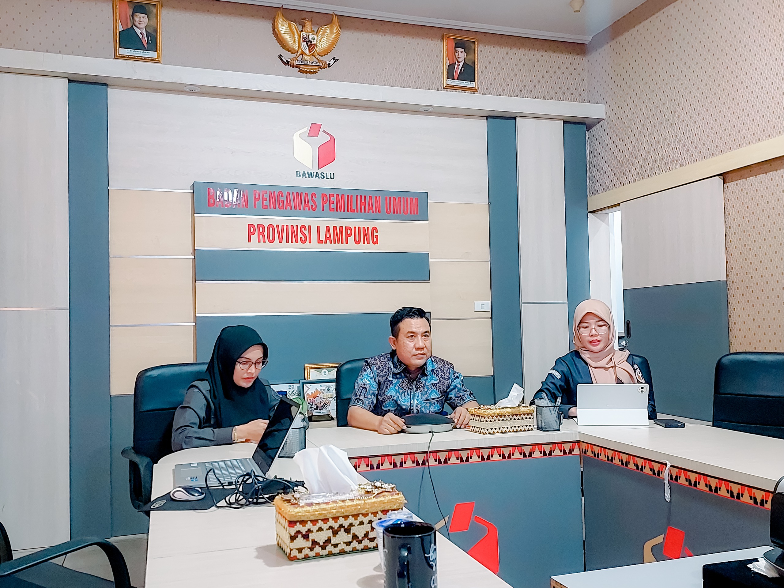 Bawaslu Lampung Gelar Rapat Koordinasi Kesiapan Pelaksanaan Rekapitulasi Hasil Suara Pilkada Serentak 2024