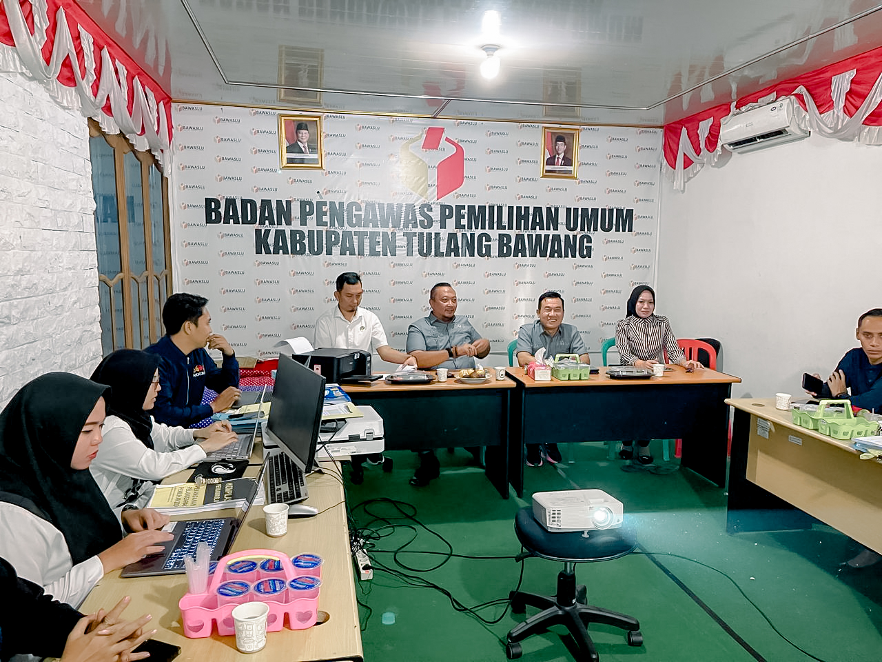 Sentra Gakkumdu Lampung Pantau Penanganan Dugaan Politik Uang Di Tulang Bawang