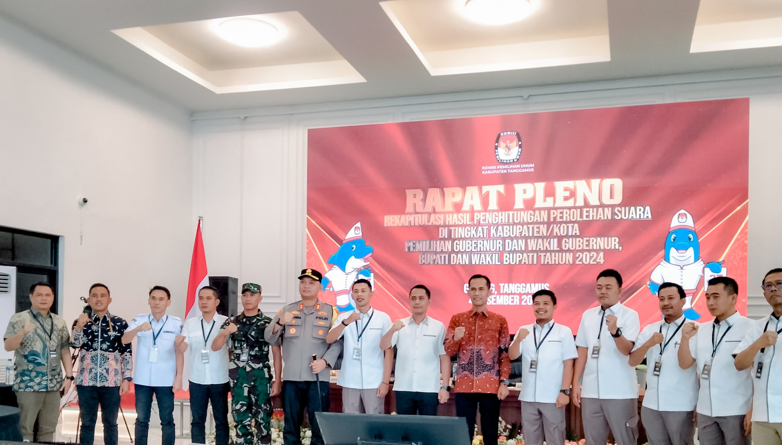 Bawaslu Lampung Awasi Rekapitulasi Hasil Pilkada Tanggamus 2024