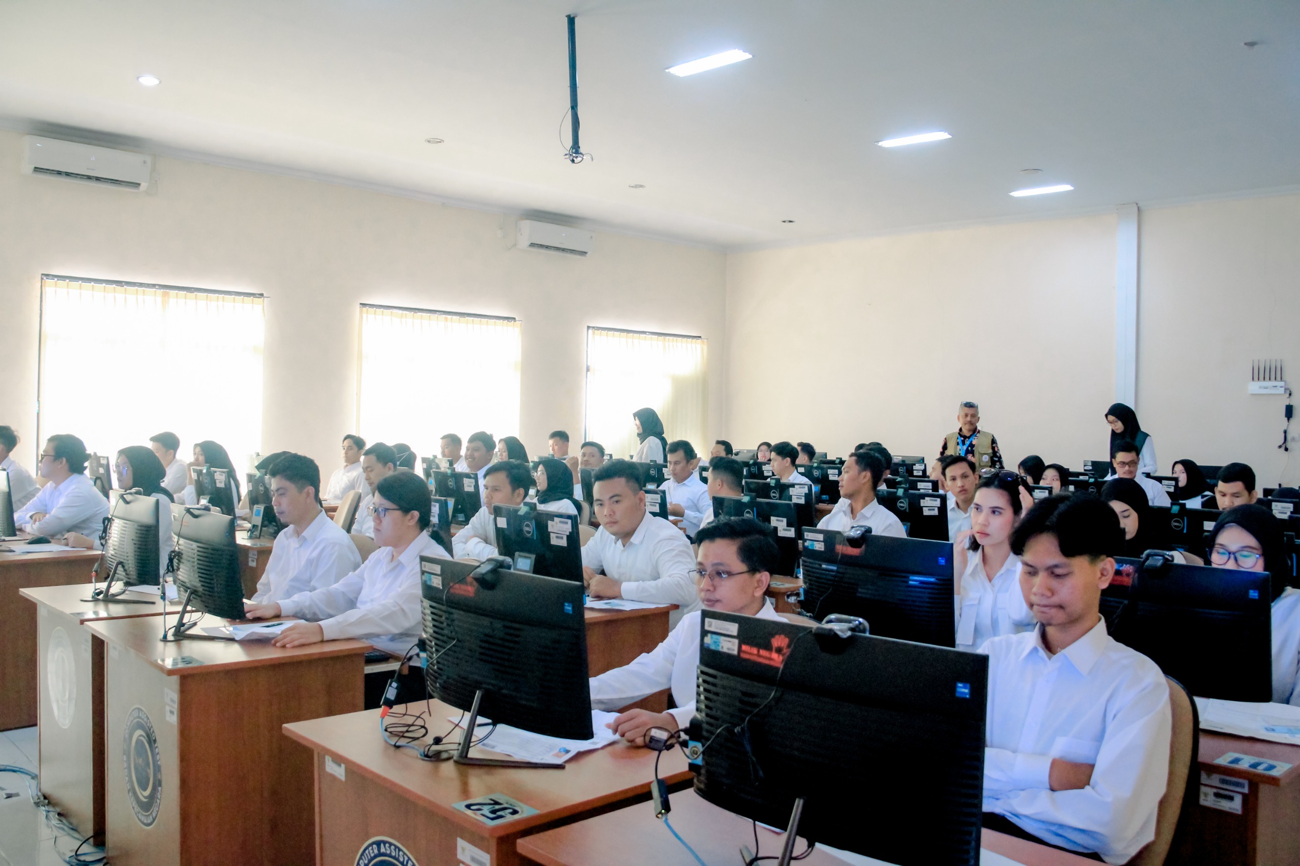 109 Peserta Ikuti SKB CPNS Bawaslu Lampung, Berjalan Lancar Dan Transparan