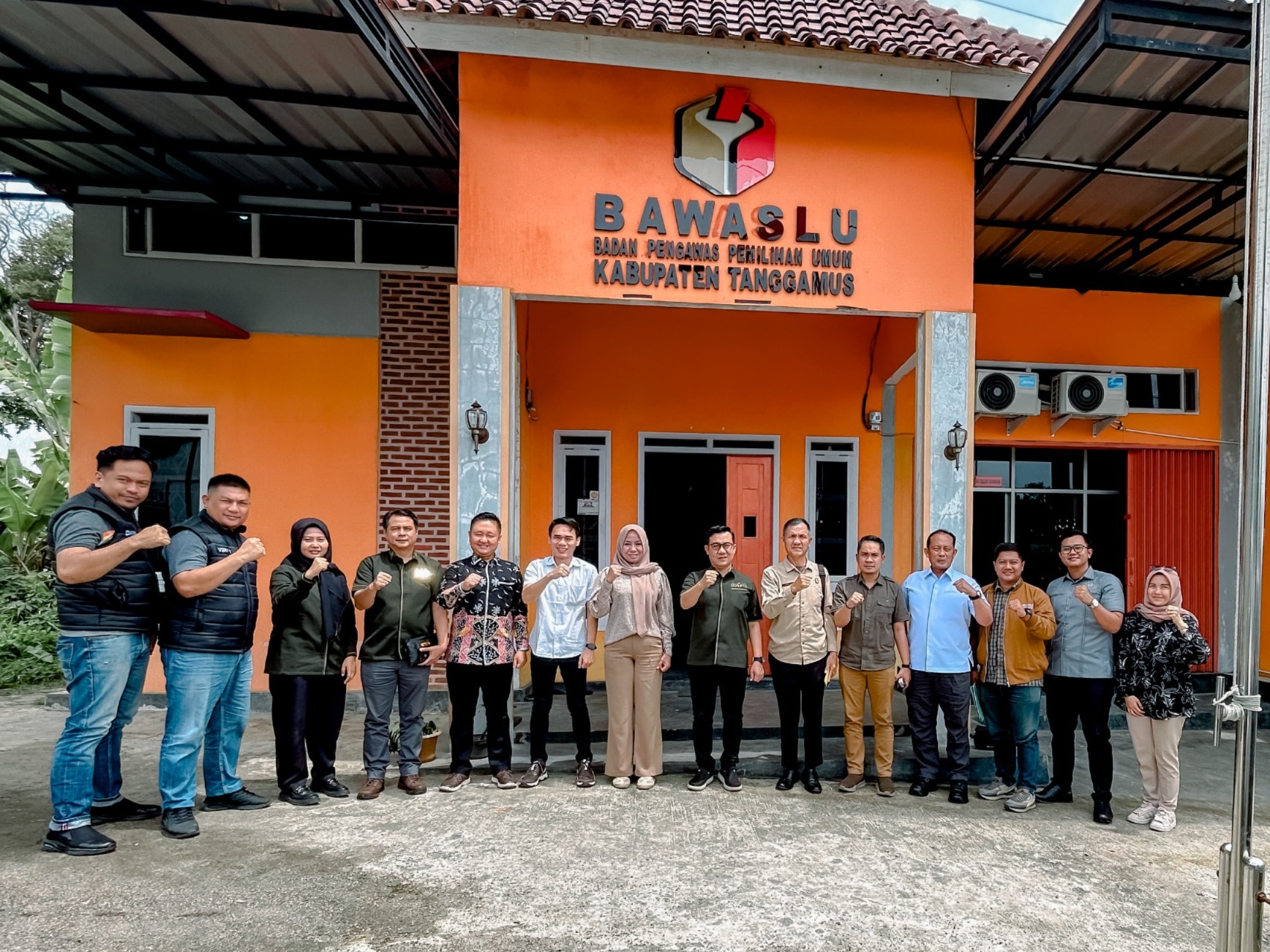 Sentra Gakkumdu Lampung Evaluasi Penanganan Tindak Pidana Pemilihan Di Bawaslu Tanggamus