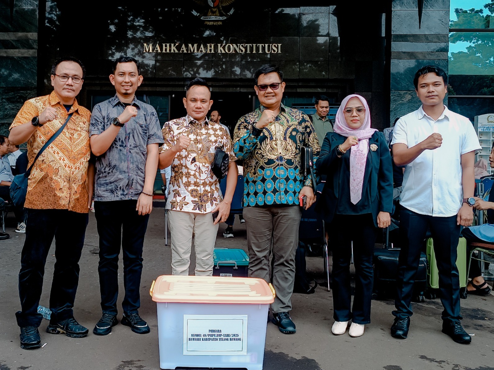 Lima Bawaslu Kabupaten Di Lampung Sampaikan Keterangan Dalam Sidang PHP 2024 di Mahkamah Konstitusi RI