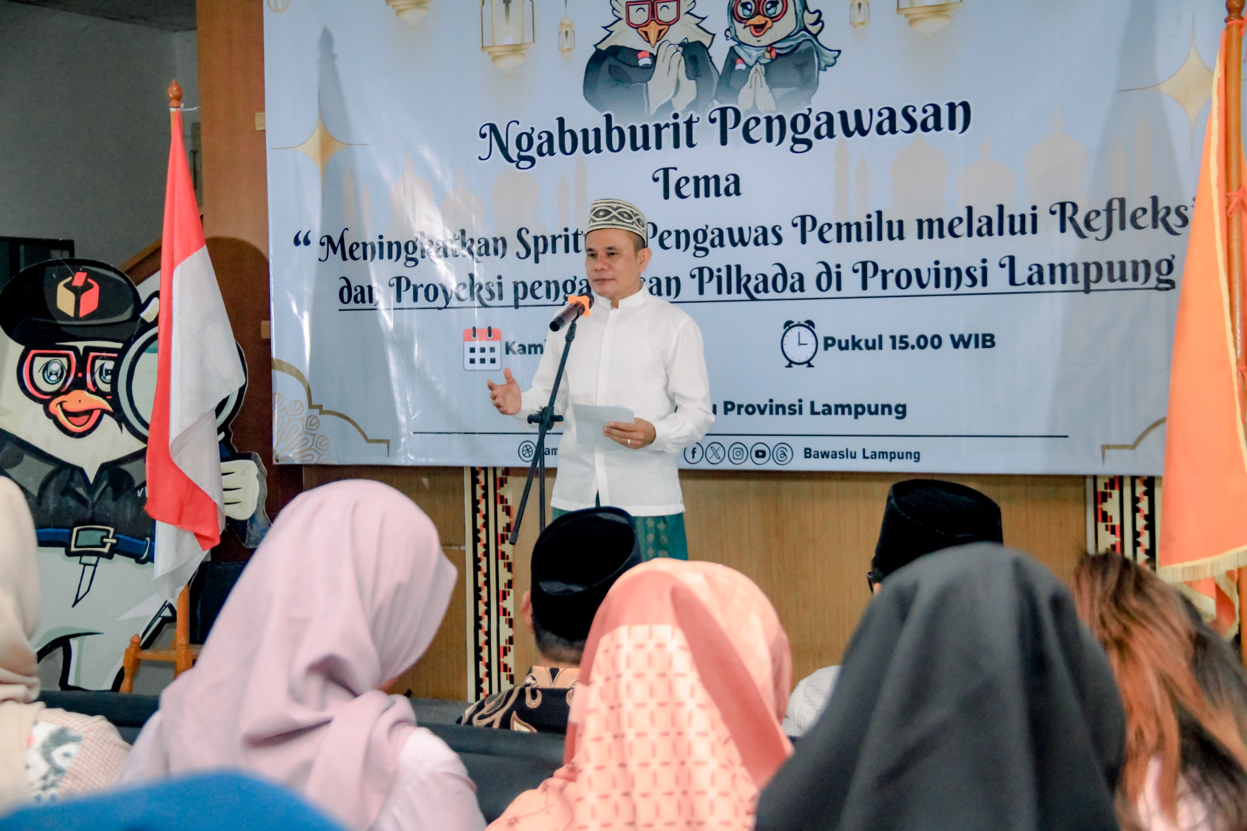 Bawaslu Provinsi Lampung Gelar â€˜Ngabuburit Pengawasanâ€™ Untuk Edukasi Masyarakat Tentang Pemilu