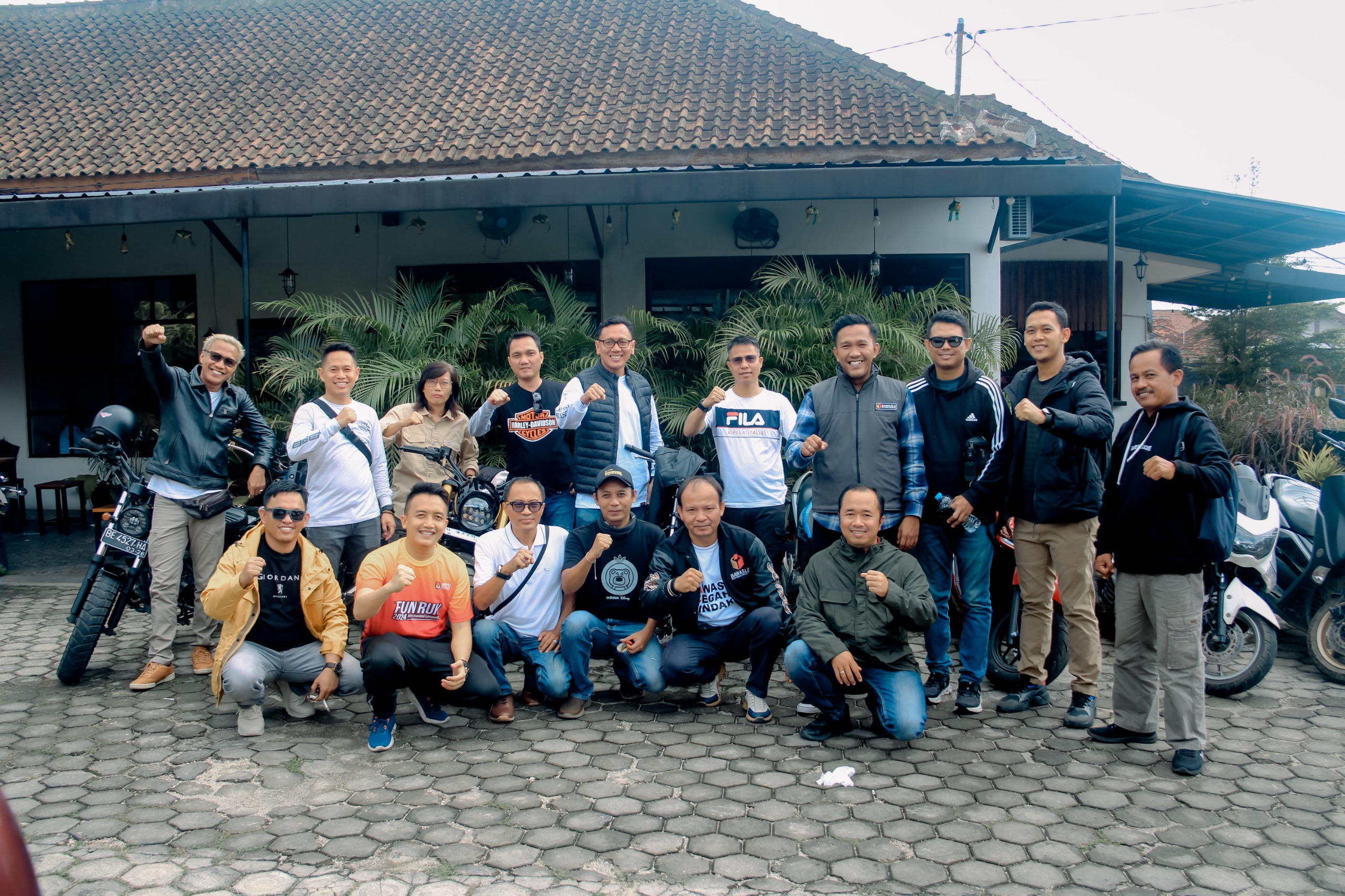 Bawaslu Lampung Gelar Fun Ride Penyelenggara Pemilu, Perkuat Kolaborasi Antar Lembaga