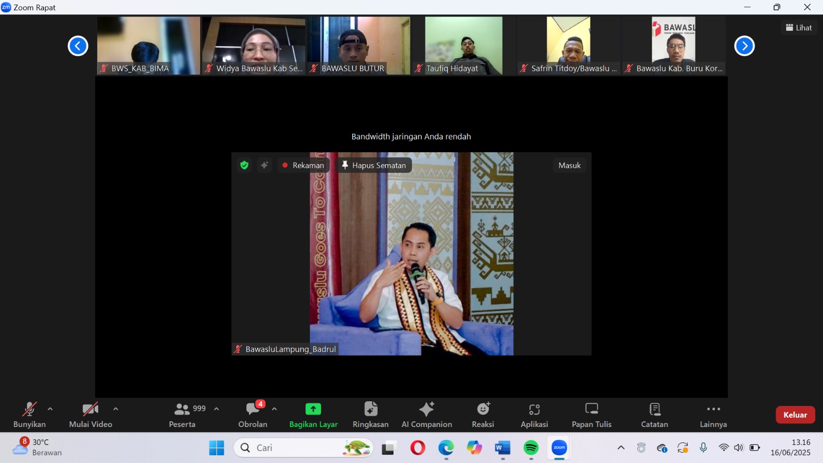 Bawaslu Lampung Siap Awasi Pemutakhiran Data Pemilih Berkelanjutan