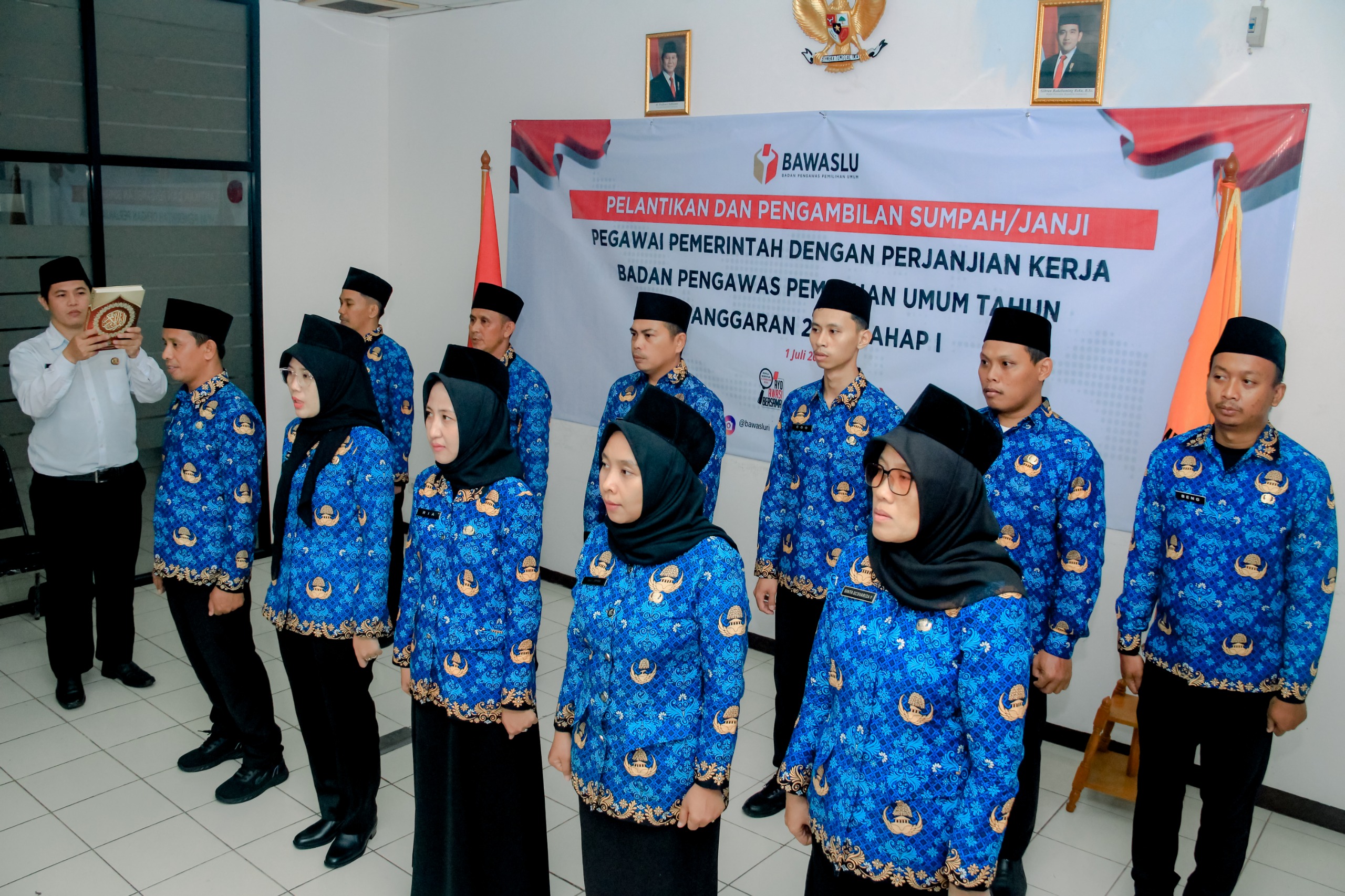 4.360 PPPK Tahap I Tahun 2024 Resmi Dilantik Sekjen Bawaslu RI