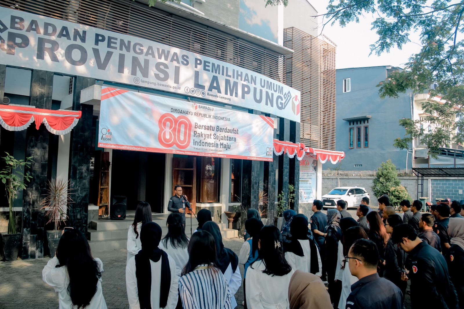 Samakan Persepsi, Bawaslu Provinsi Lampung Gelar Apel Rutin