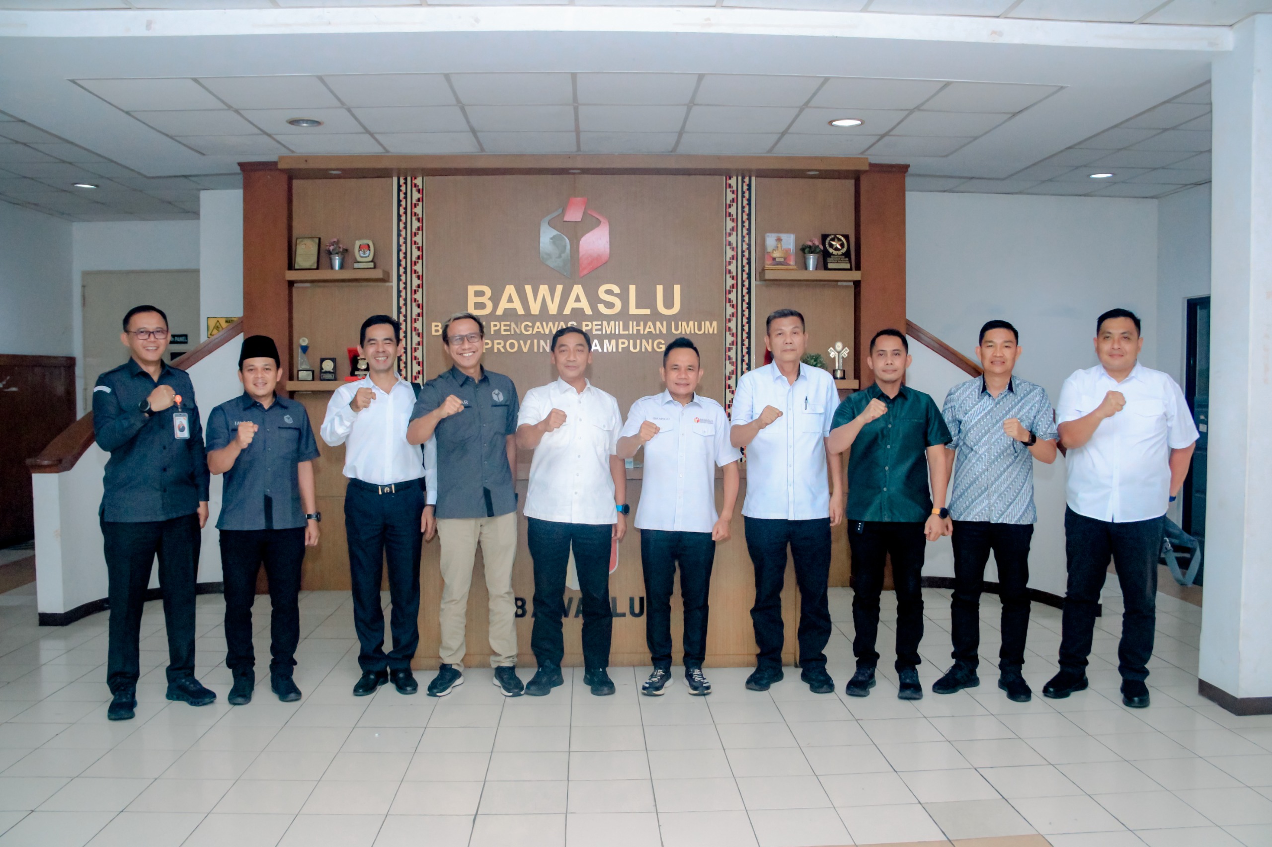 Pasca PSU Pesawaran, Tim Pengkajian Konflik Mabes Polri Kunjungi Bawaslu Lampung