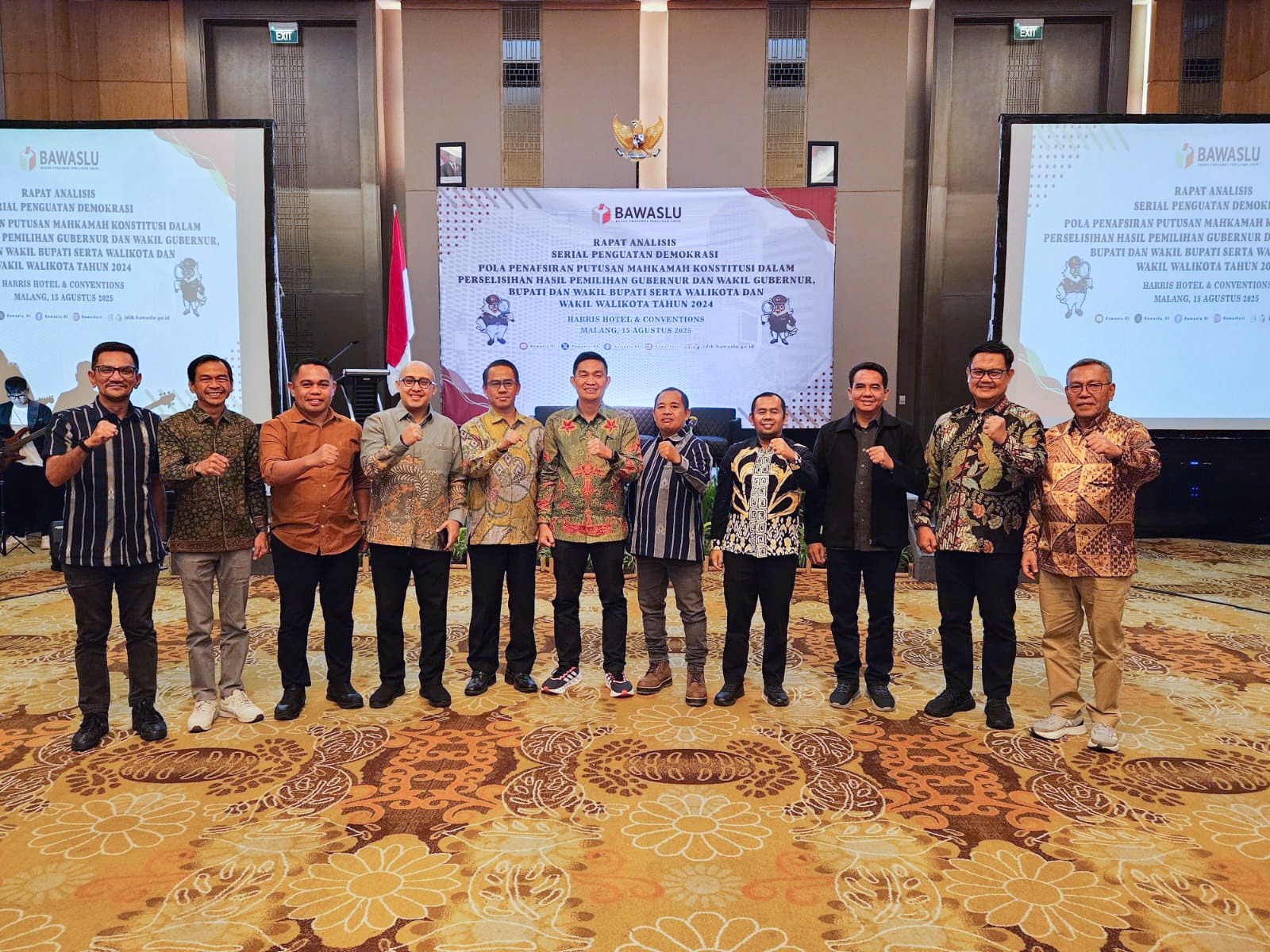 Perkuat Kapasitas Hukum, Bawaslu Lampung Ikuti Rapat Analisis Putusan MK