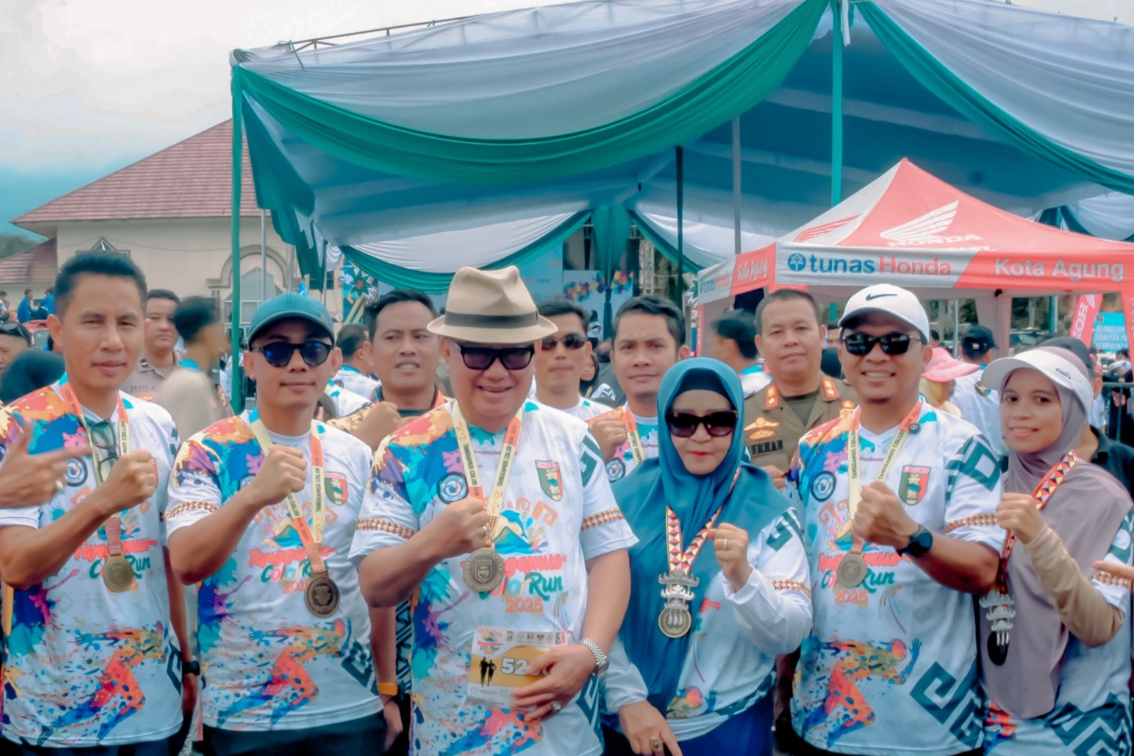 Hadiri Tanggamus Color Run, Bawaslu Dorong Partisipasi Masyarakat Aktif Dalam Pengawasan Pemilu