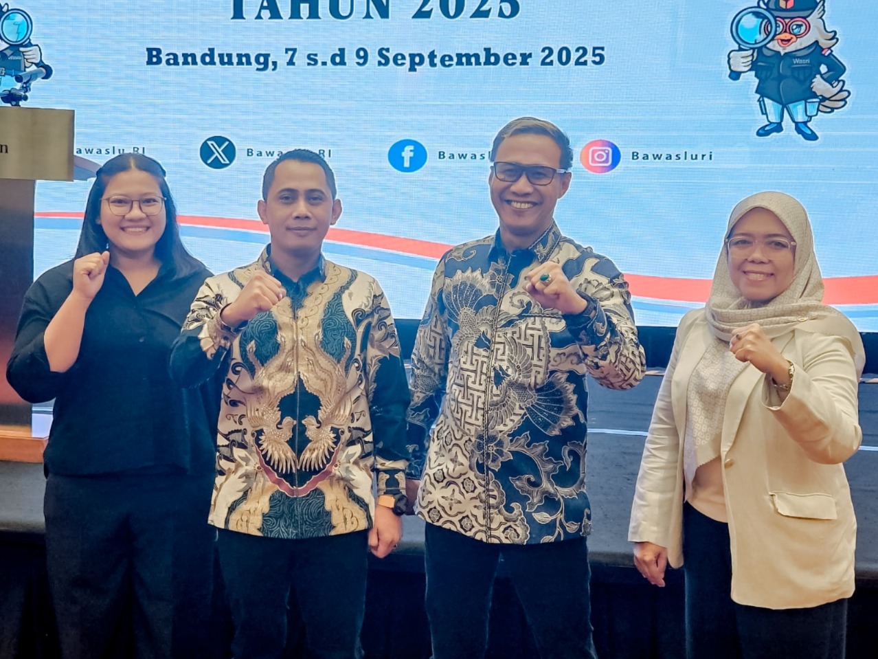 Bawaslu Lampung Hadiri Rakor Evaluasi Pengawasan Pemutakhiran Data Pemilih Berkelanjutan 2025